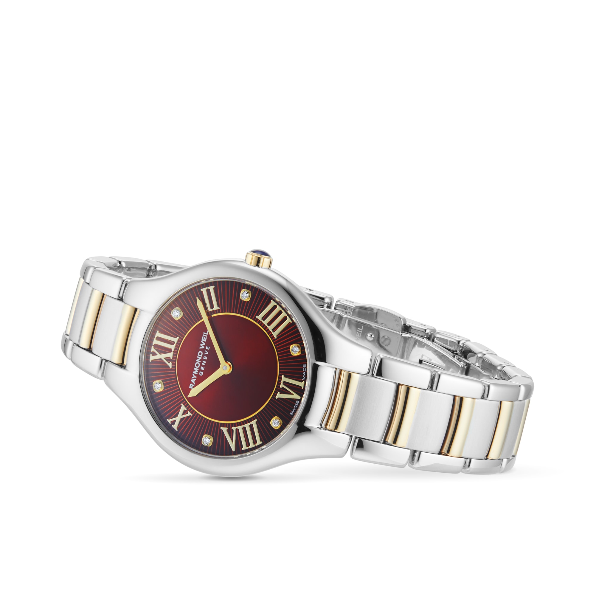 Replica Raymond Weil Noemia Ladies details 32mm Red Dial 5132-STP-00456 3 Replica Raymond Weil Noemia Ladies details 32mm Red Dial 5132-STP-00456