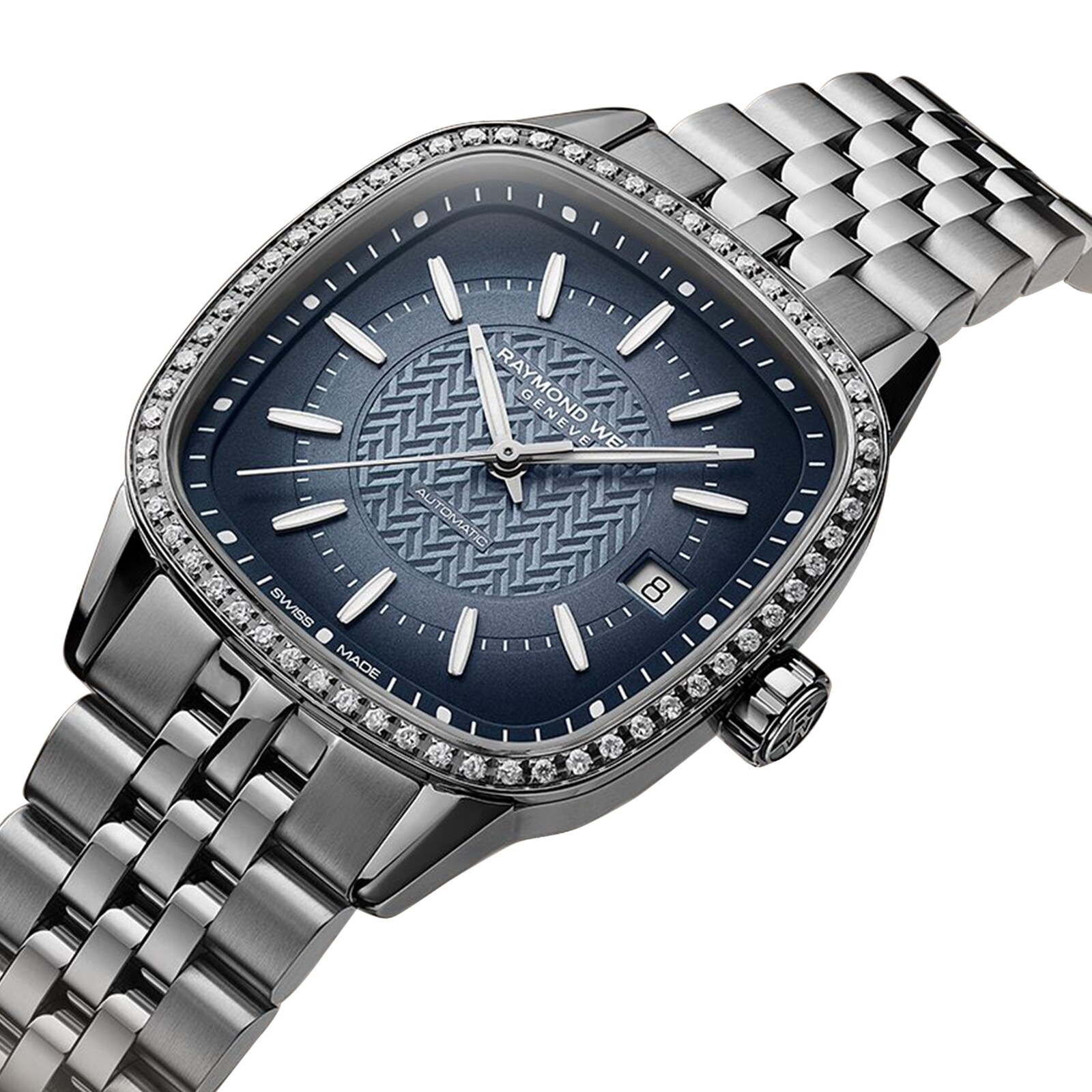 Replica Raymond Weil Freelancer Automatic 34.5mm x 34.5mm Ladies details Lab Grown Diamonds Blue 2490-STS-50051 3 Replica Raymond Weil Freelancer Automatic 34.5mm x 34.5mm Ladies details Lab Grown Diamonds Blue 2490-STS-50051