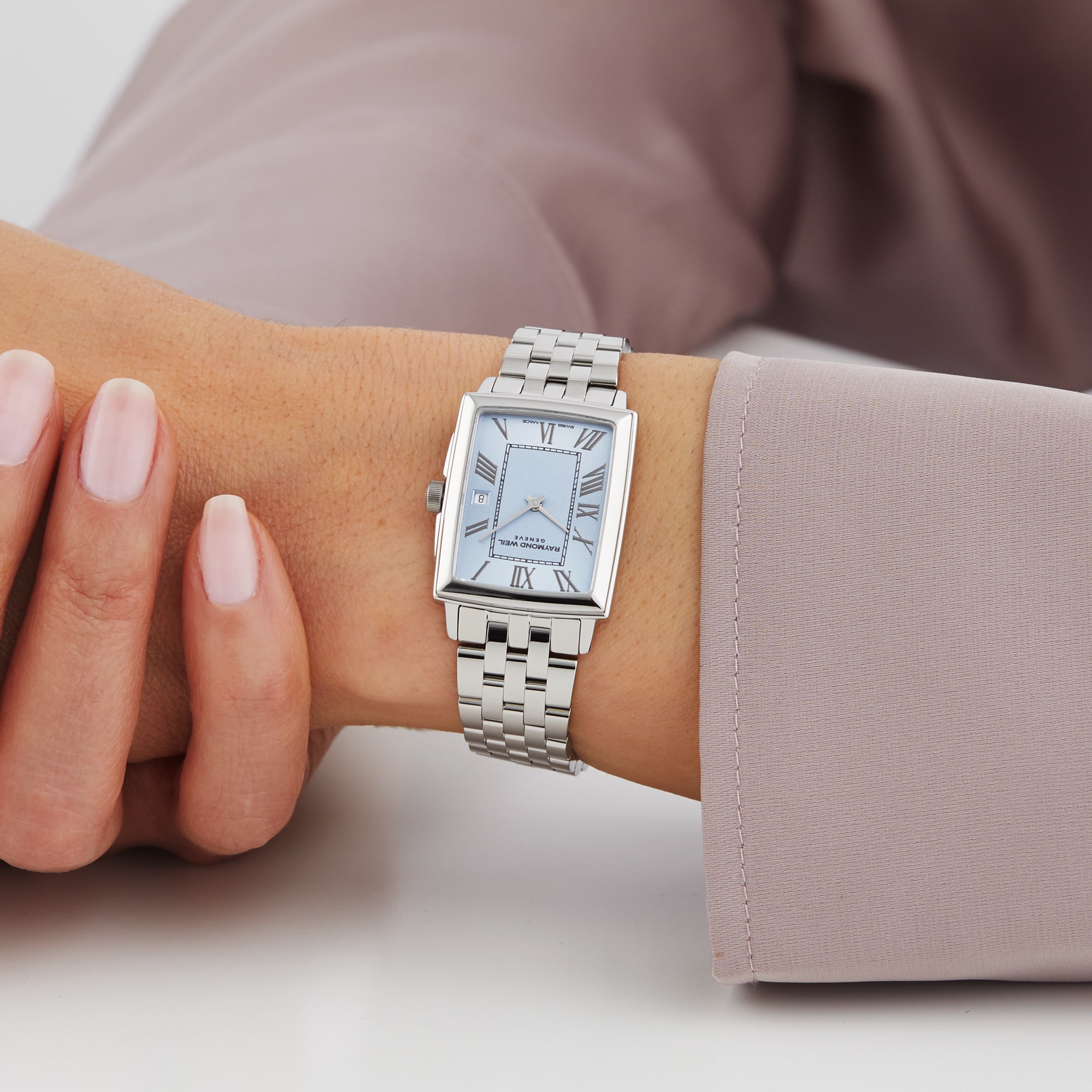 Replica Raymond Weil Toccata 28.1mm x 22.6mm Ladies details Sky Blue 5925-ST-00550 3 Replica Raymond Weil Toccata 28.1mm x 22.6mm Ladies details Sky Blue 5925-ST-00550