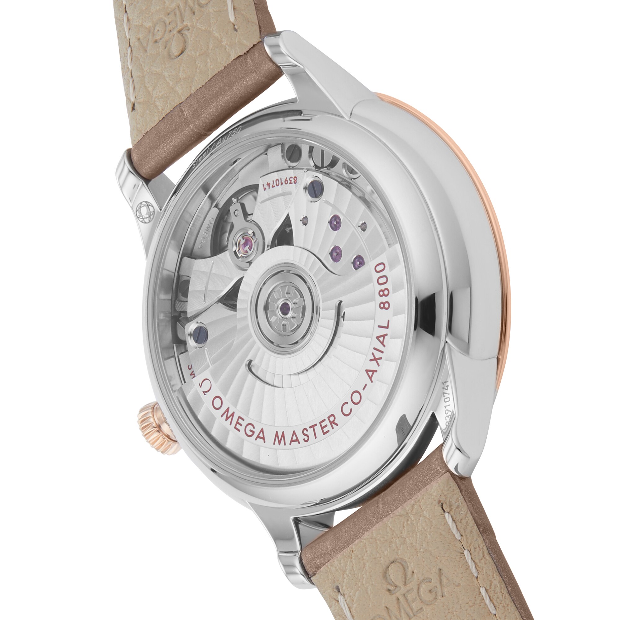 Replica Omega De Ville Prestige 34mm Ladies details Silver O43423342052001