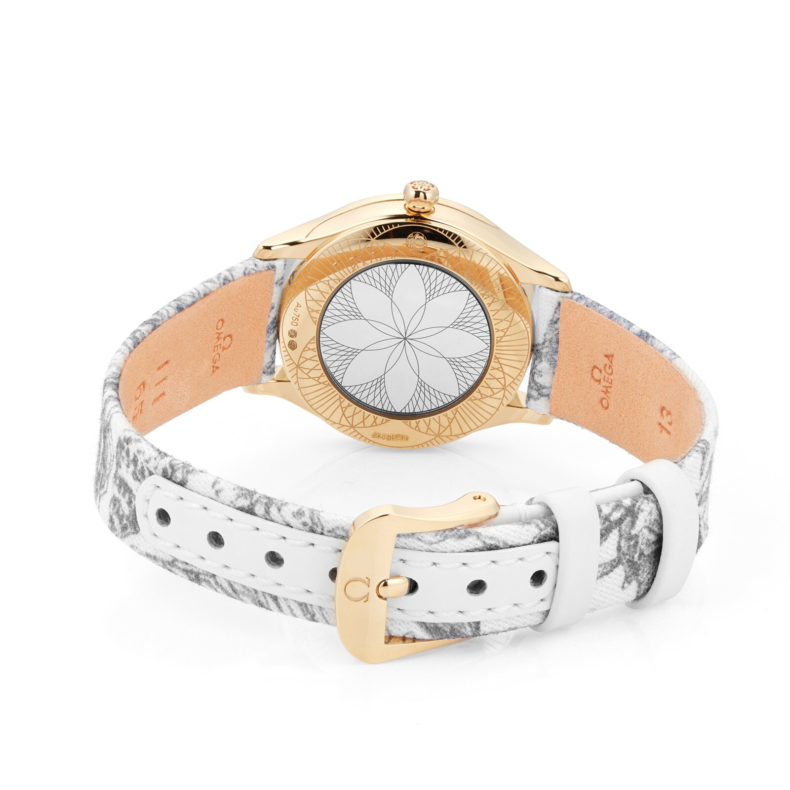 Replica Omega De Ville Mini Tresor Quartz 26mm - Moonshine Gold O42857266004002