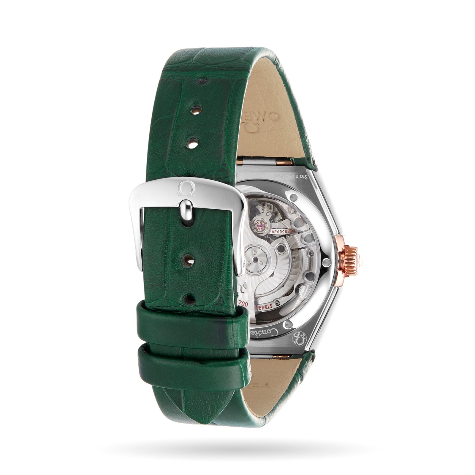 Replica Omega Constellation Co-Axial Master Chronometer 29mm Ladies details Green O13128292099001 3 Replica Omega Constellation Co-Axial Master Chronometer 29mm Ladies details Green O13128292099001