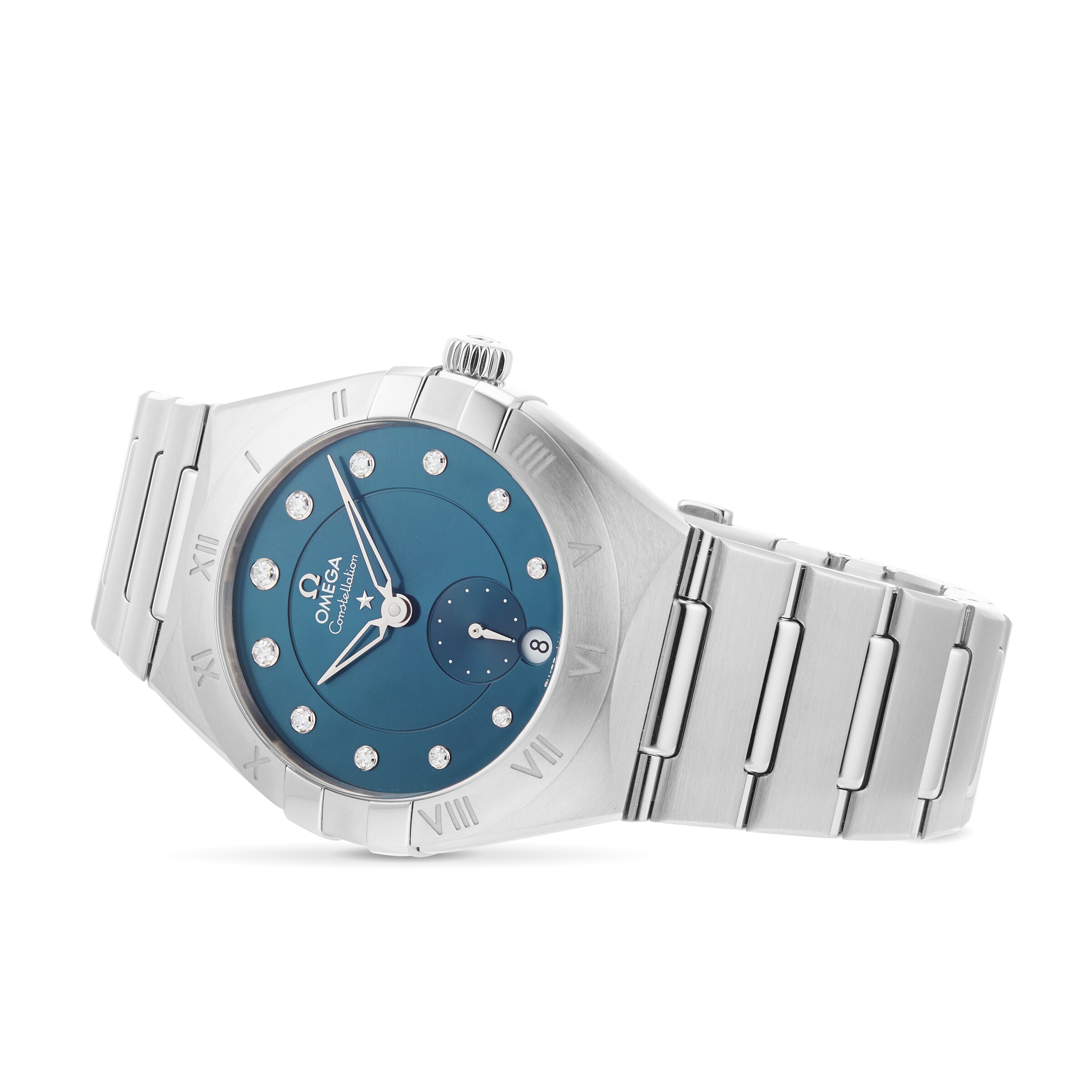 Replica Omega Constellation Co-Axial Master Chronometer Small Seconds 34mm Ladies details O13110342053001