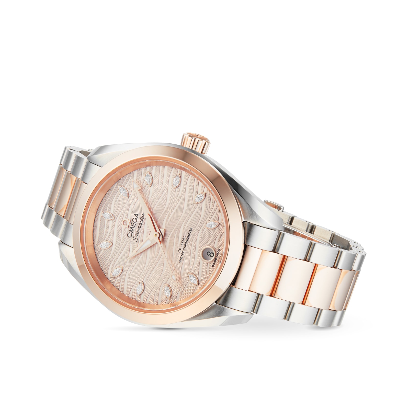 Replica Omega Seamaster Aqua Terra 150M Co-Axial Master Chronometer 34mm Ladies details O22020342059001 3 Replica Omega Seamaster Aqua Terra 150M Co-Axial Master Chronometer 34mm Ladies details O22020342059001
