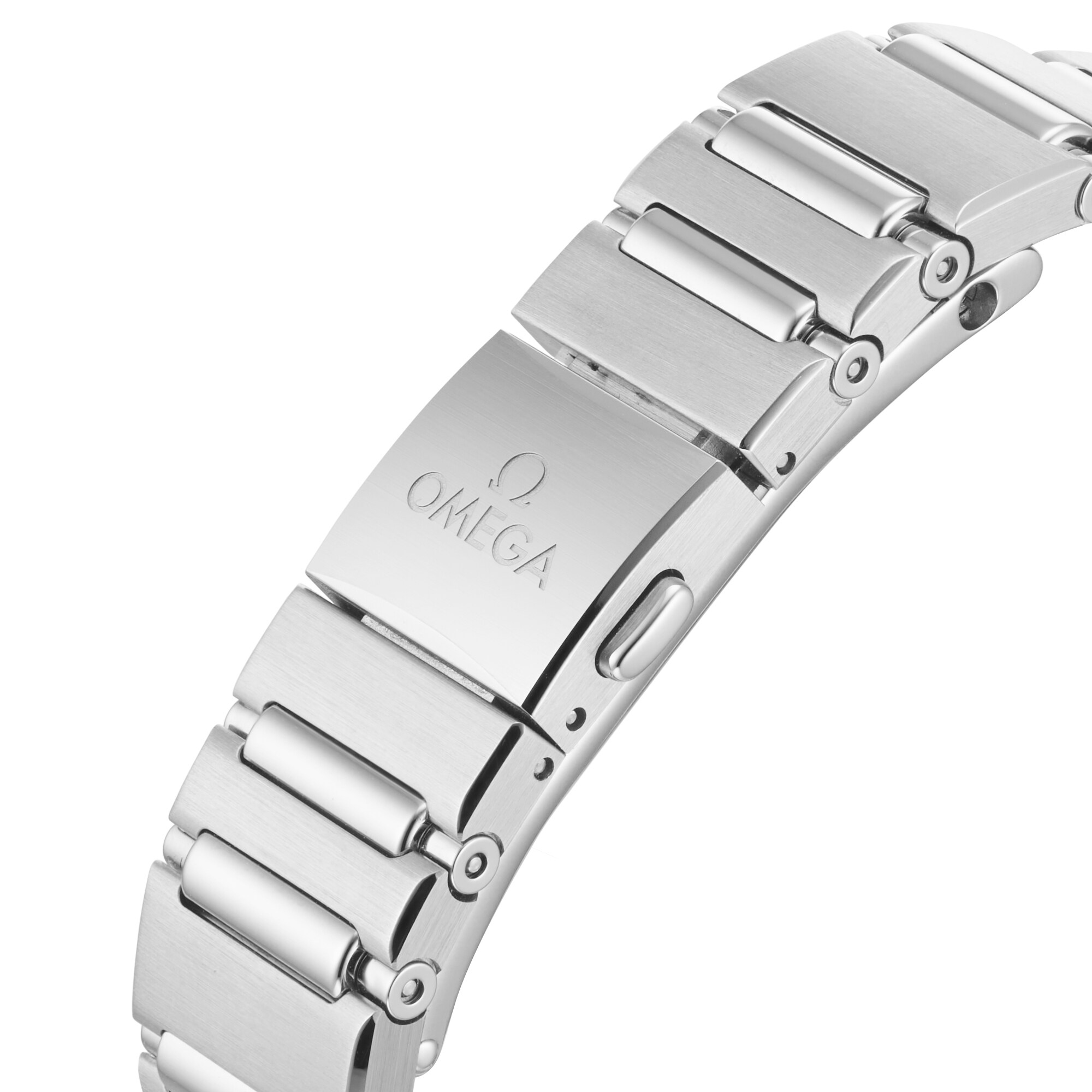 Replica Omega Constellation 29mm Steel on Steel Ladies details O13110292005001