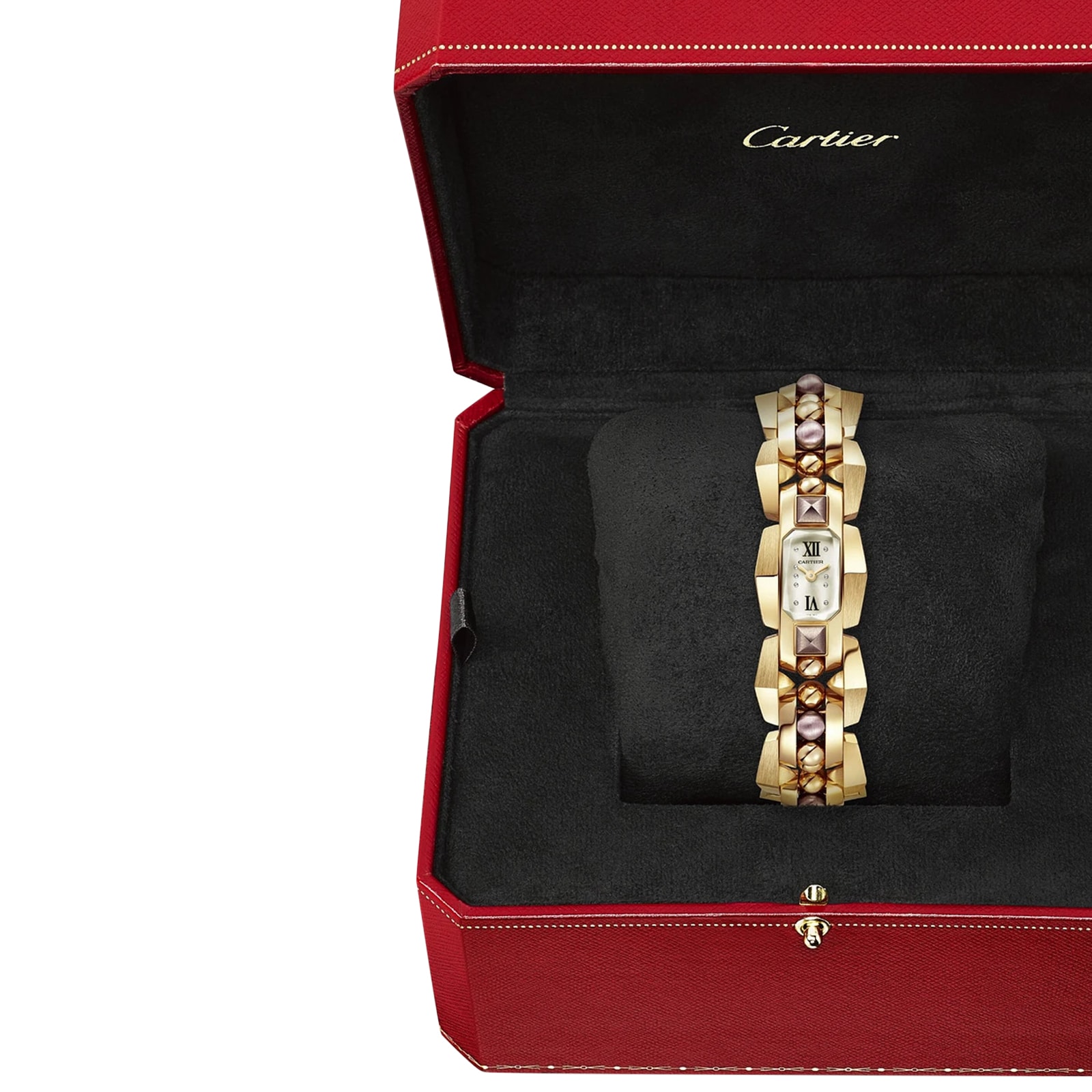 Replica Cartier Clash [Un]limited details small model quartz movement. WGMB0002