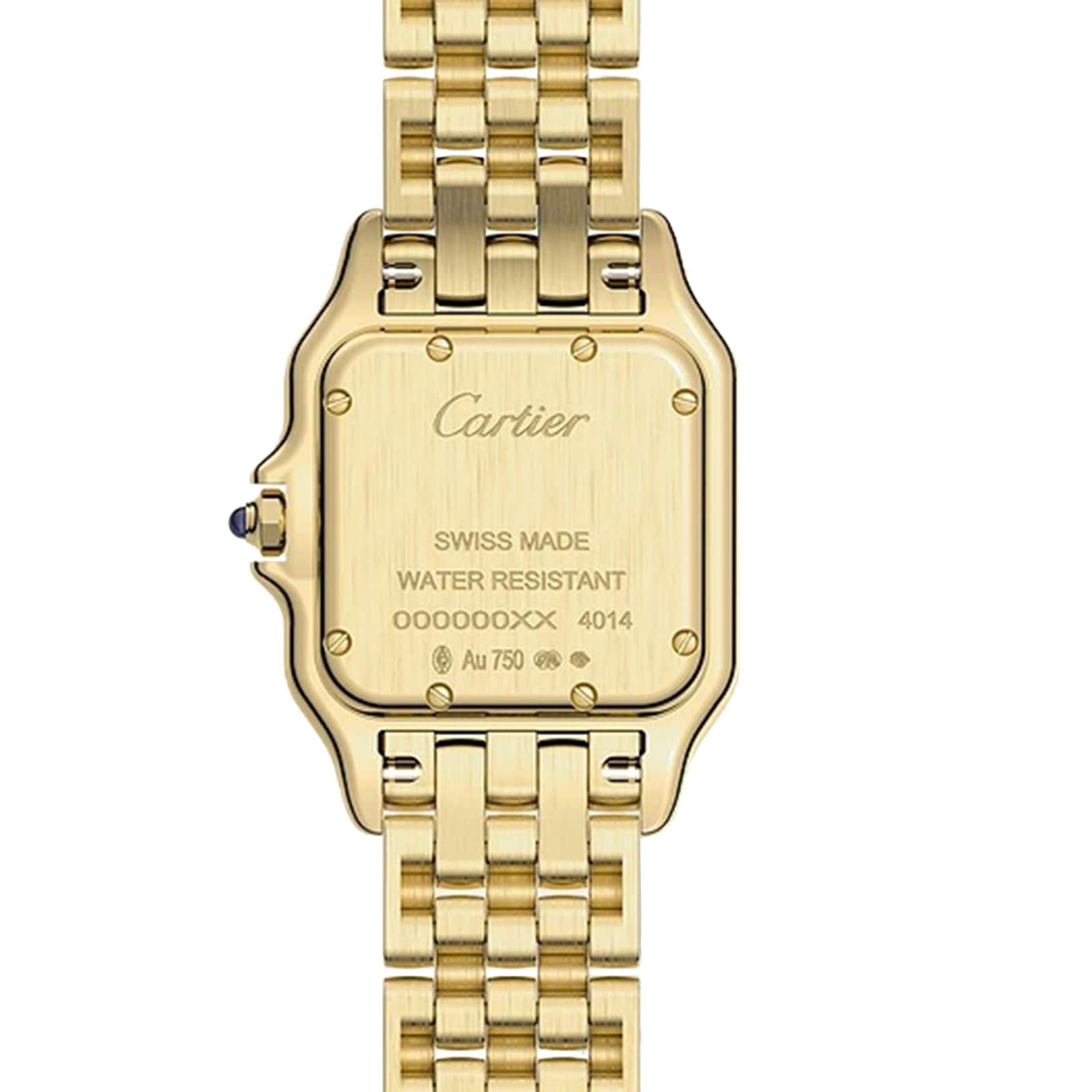 Replica Cartier Panthere de Cartier details small model quartz movement. Case in yellow gold 750/1000 dimensions: 23 mm x 30 mm WGPN0038 3 Replica Cartier Panthere de Cartier details small model quartz movement. Case in yellow gold 750/1000 dimensions: 23 mm x 30 mm WGPN0038