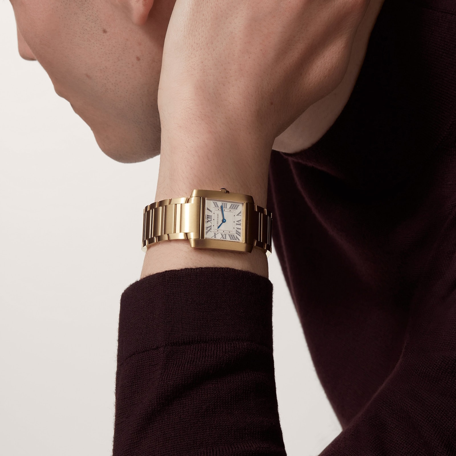Replica Cartier Tank Francaise details Medium Model Quartz Movement Yellow Gold WGTA0113 3 Replica Cartier Tank Francaise details Medium Model Quartz Movement Yellow Gold WGTA0113