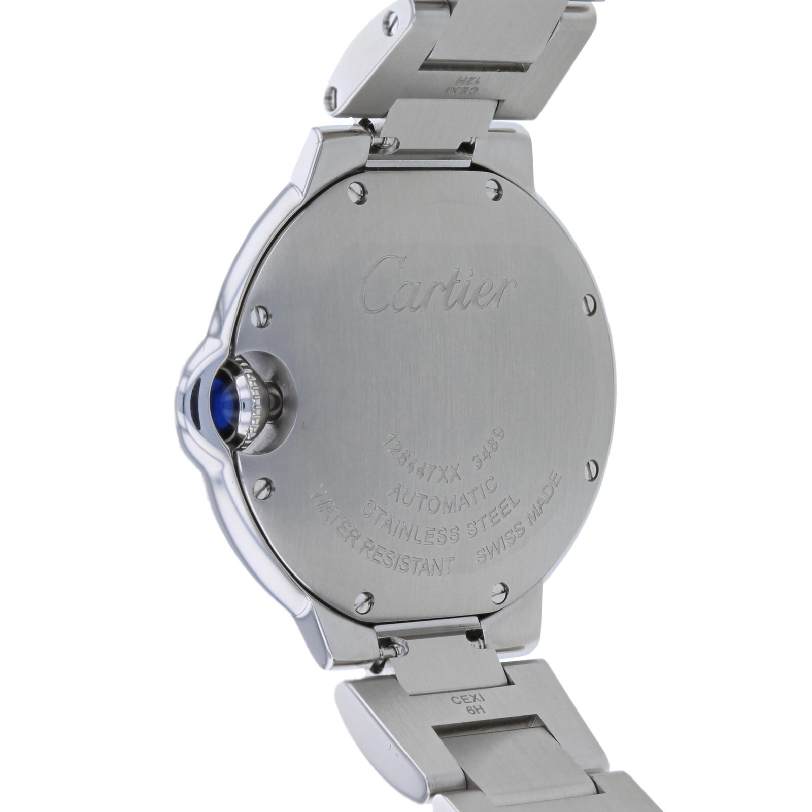 Replica Cartier Ballon Bleu De Cartier details 33mm Automatic Movement Steel Diamonds W4BB0021 3 Replica Cartier Ballon Bleu De Cartier details 33mm Automatic Movement Steel Diamonds W4BB0021
