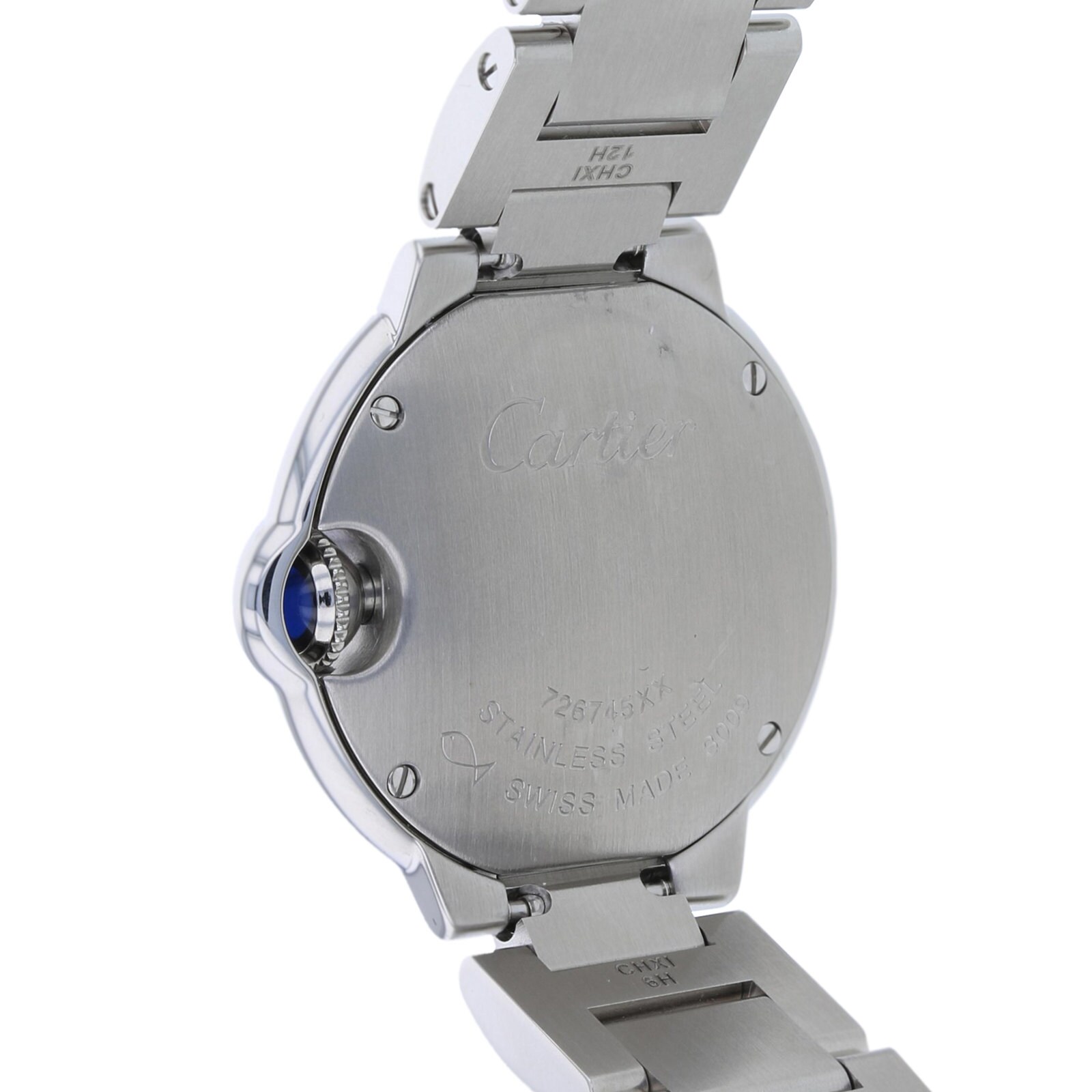 Replica Cartier Ballon Bleu De Cartier details 28mm Quartz Movement Steel Diamonds WE902073 3 Replica Cartier Ballon Bleu De Cartier details 28mm Quartz Movement Steel Diamonds WE902073