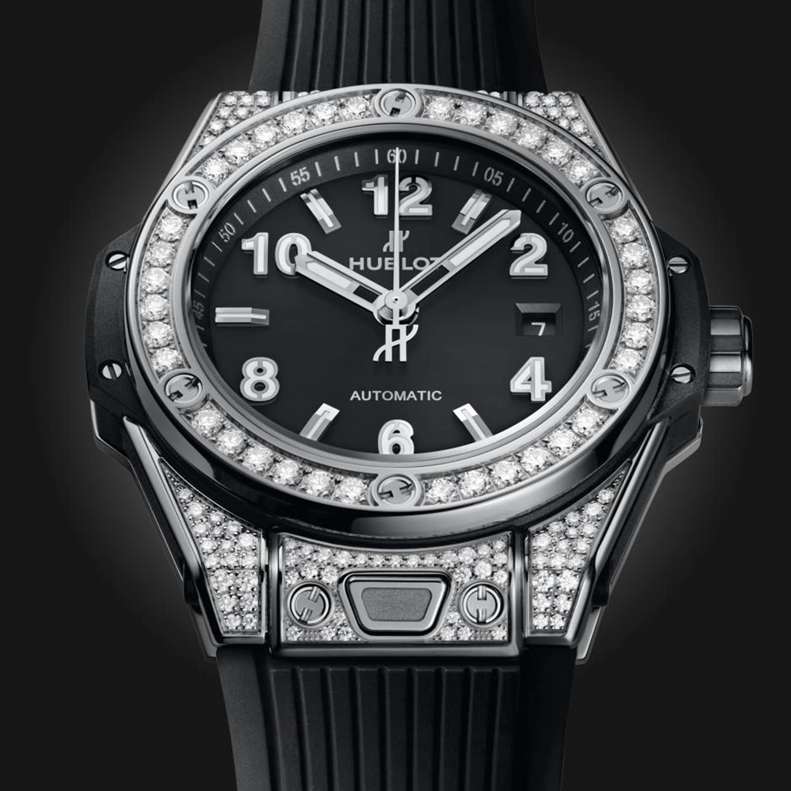 Replica Hublot Big Bang One Click Steel Pave 33mm Ladies details 485.SX.1170.RX.1604 3 Replica Hublot Big Bang One Click Steel Pave 33mm Ladies details 485.SX.1170.RX.1604