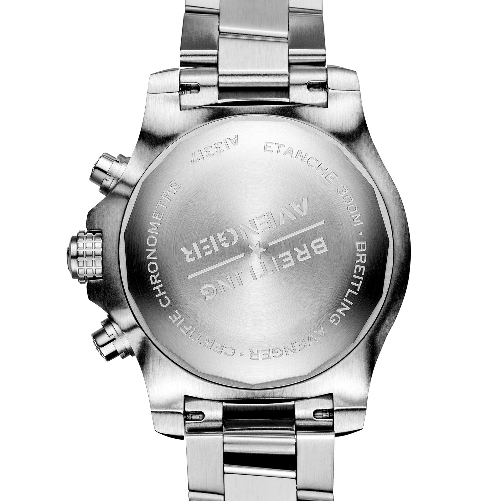 Replica Breitling Avenger Chronograph 45 Stainless Steel details A13317101C1A1