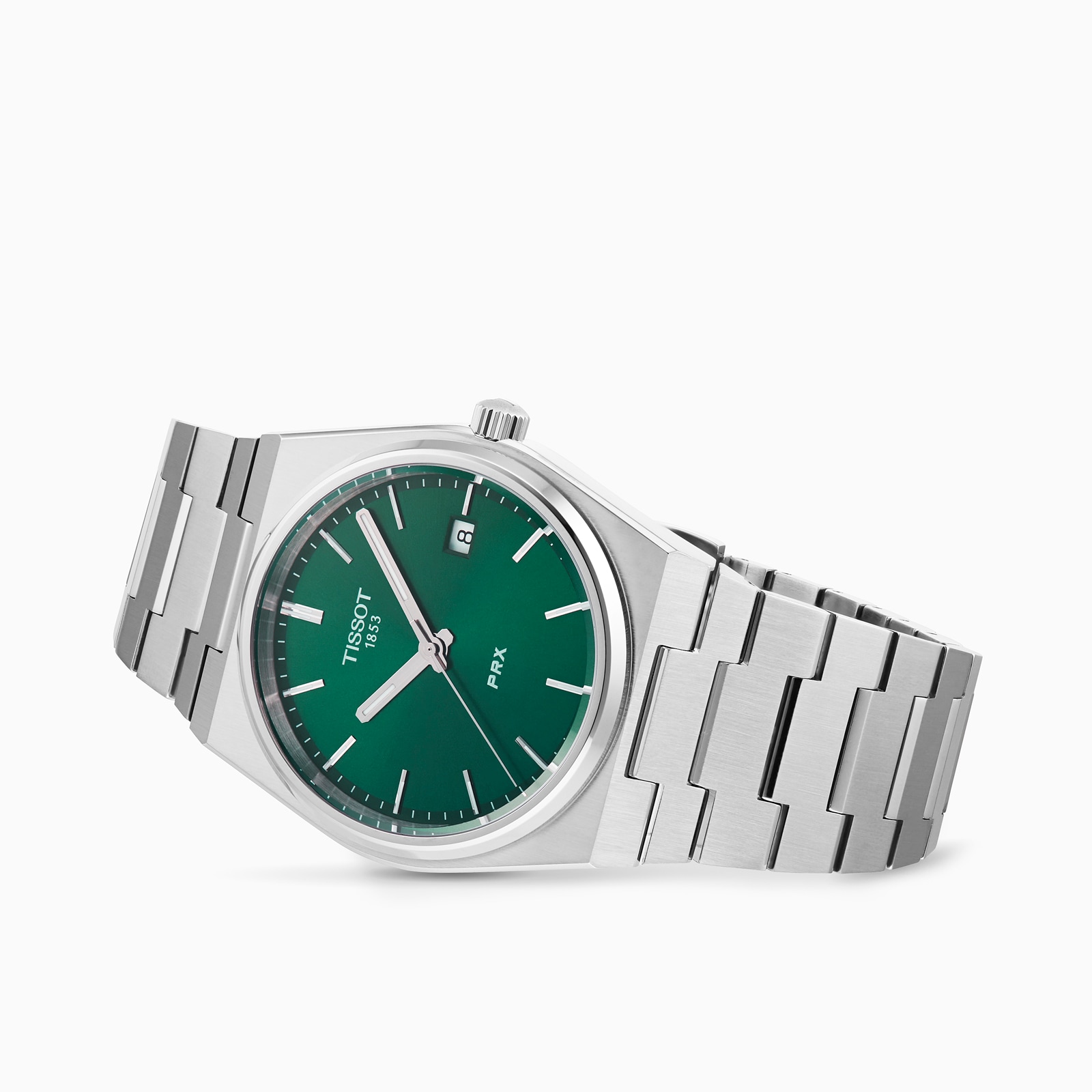 Replica Tissot T-Classic PRX 40mm Mens details Green T1374101109100 3 Replica Tissot T-Classic PRX 40mm Mens details Green T1374101109100