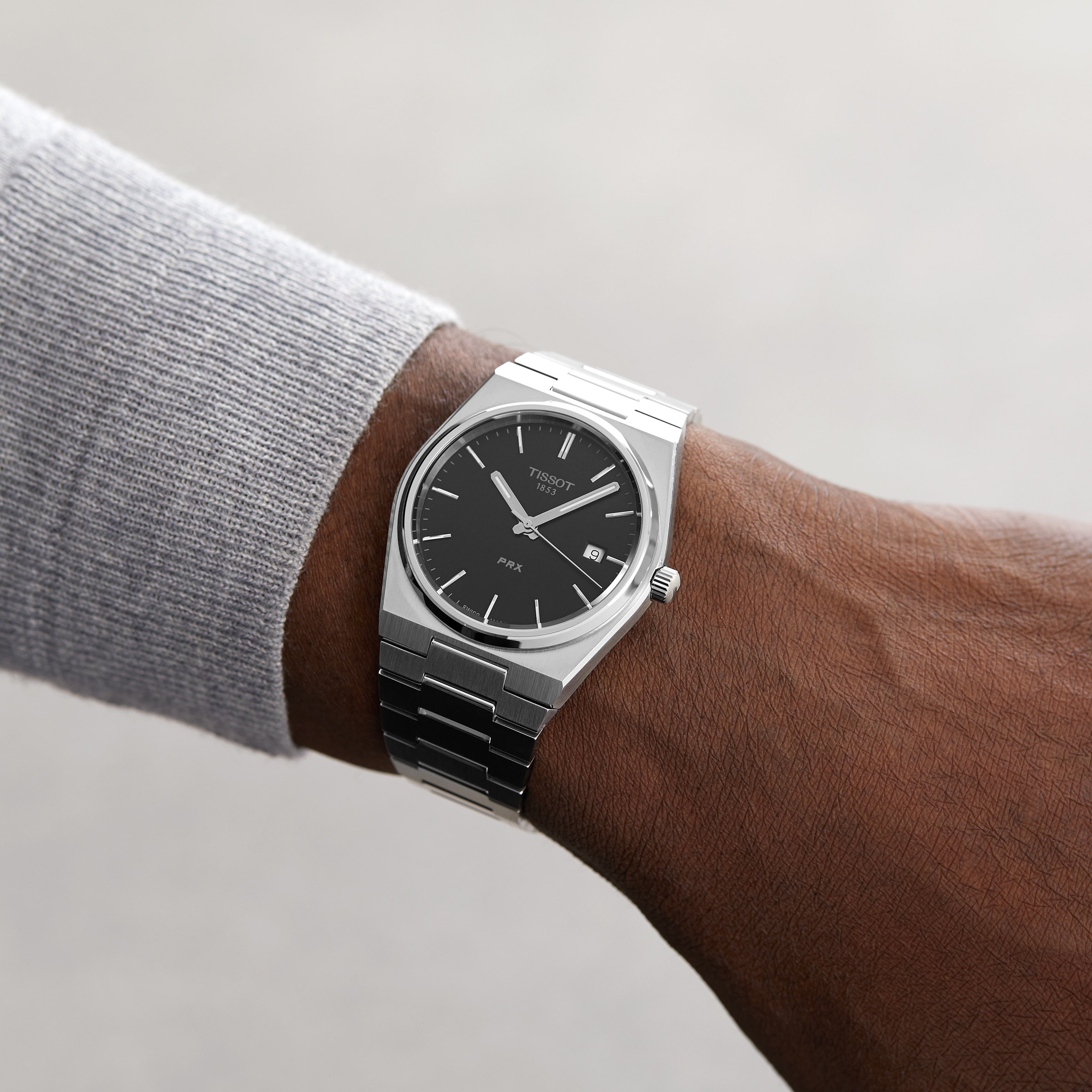 Replica Tissot T-Classic PRX 40mm Mens details T1374101105100
