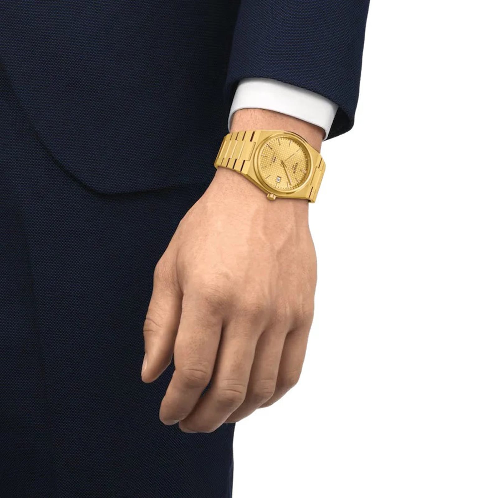 Replica Tissot PRX Powermatic 80 40mm Mens details Gold T1374073302100 3 Replica Tissot PRX Powermatic 80 40mm Mens details Gold T1374073302100