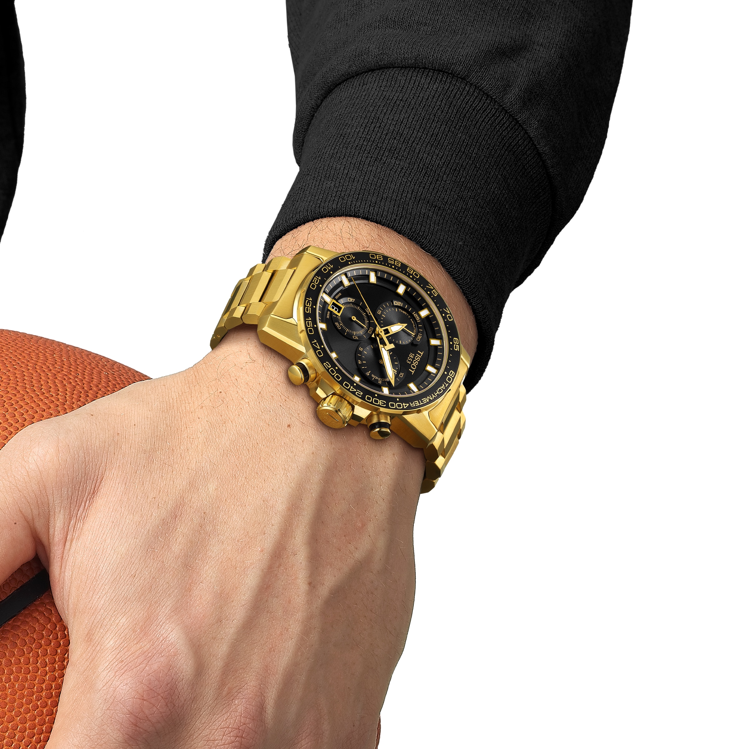 Replica Tissot Supersports Quartz 45.5mm Mens details Black T1256173305101 3 Replica Tissot Supersports Quartz 45.5mm Mens details Black T1256173305101