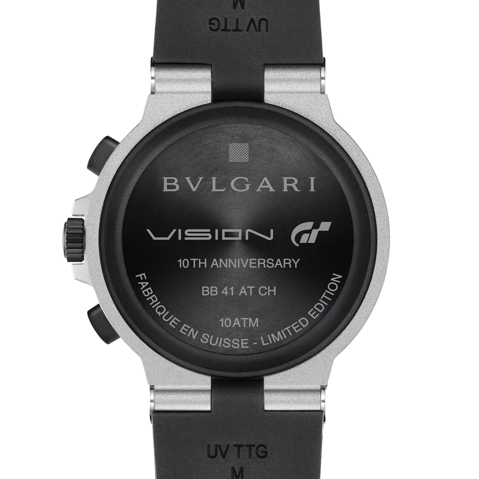 Replica BVLGARI Bvlgari Aluminium X Gran Turismo 41mm Limited Edition Mens details Yellow 104006 3 Replica BVLGARI Bvlgari Aluminium X Gran Turismo 41mm Limited Edition Mens details Yellow 104006