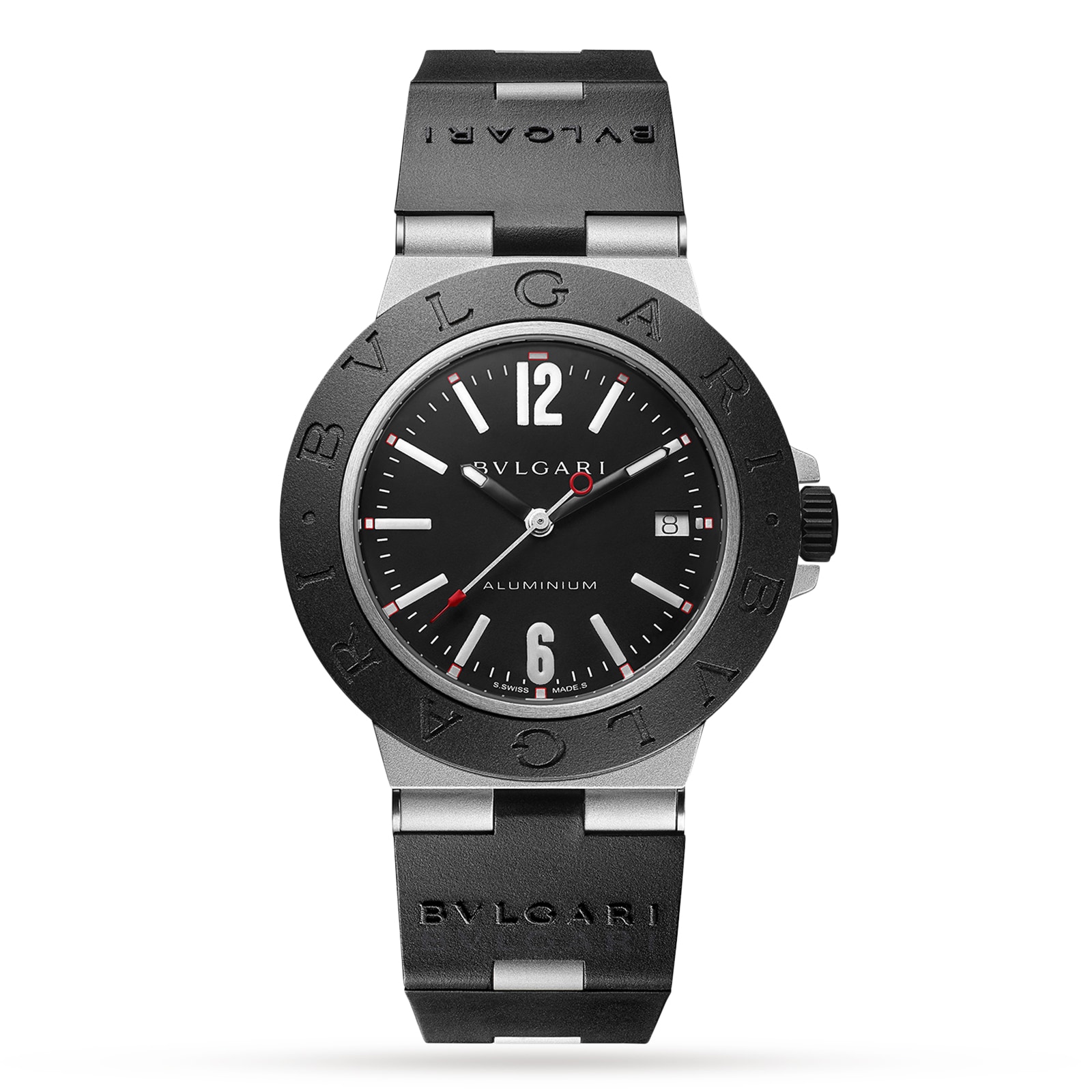 Replica Bvlgari Bvlgari Aluminium 40mm Mens details 103445 3 Replica Bvlgari Bvlgari Aluminium 40mm Mens details 103445