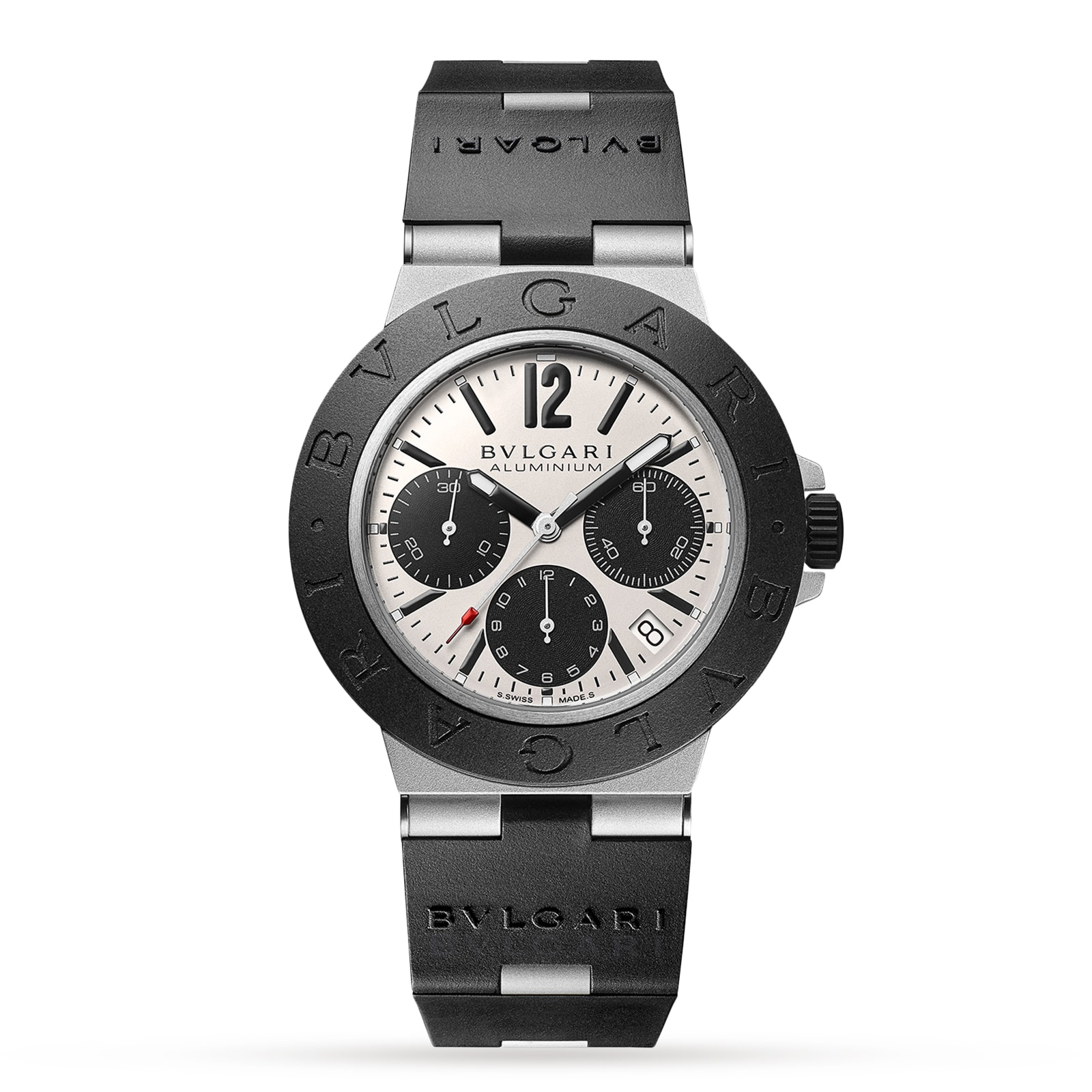 Replica Bvlgari Bvlgari Aluminium 40mm Mens details 103383 3 Replica Bvlgari Bvlgari Aluminium 40mm Mens details 103383