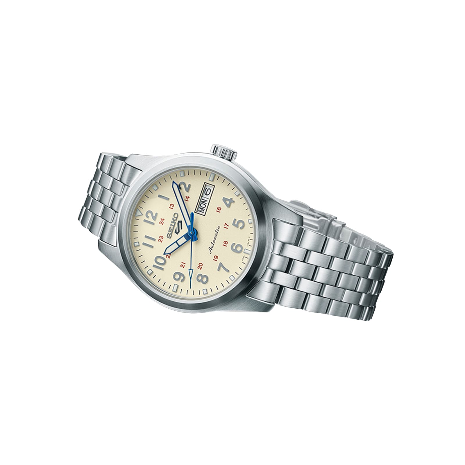 Replica Seiko 5 Sports Laurel Limited Edition 39.5mm Mens details Cream SRPK41K1 3 Replica Seiko 5 Sports Laurel Limited Edition 39.5mm Mens details Cream SRPK41K1