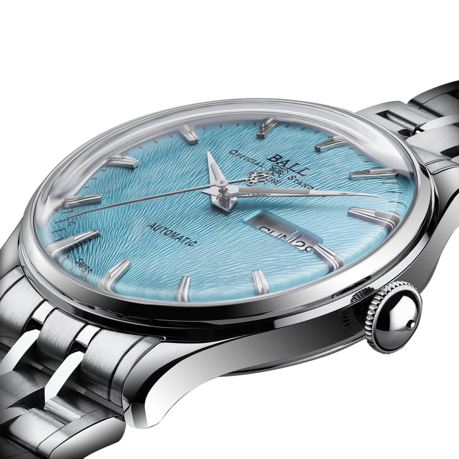Replica BALL Trainmaster Eternity Automatic 39.5mm Mens details Ice Blue NM2080D-S2J-IBE