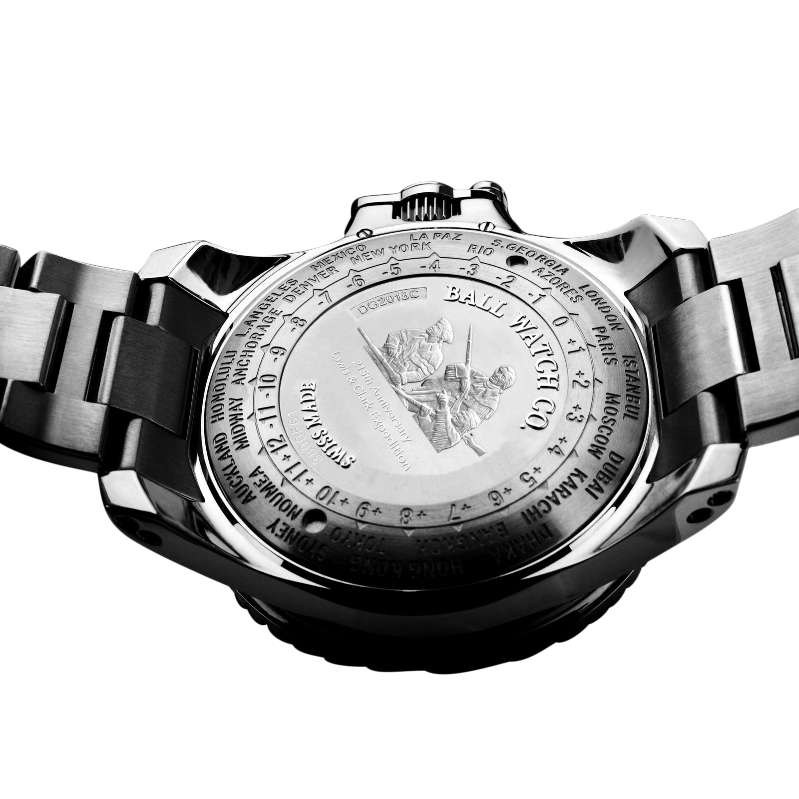 Replica BALL Engineer Hydrocarbon AeroGMT II 42mm Mens details Black And Green DG2018C-S11C-BK