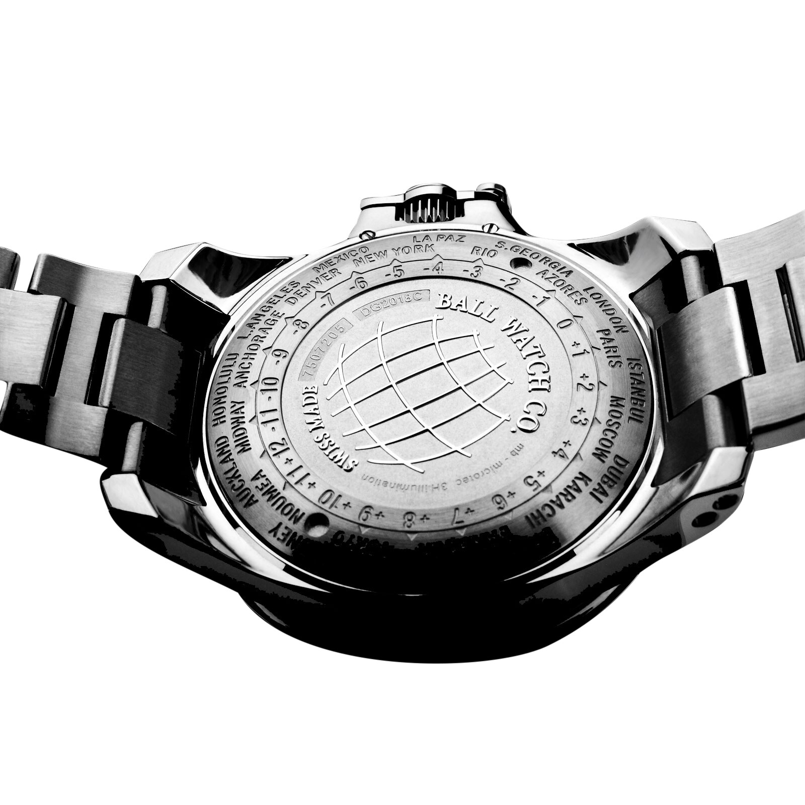Replica BALL Engineer Hydrocarbon GMT II 42mm Mens details Black DG2018C-SC-BK