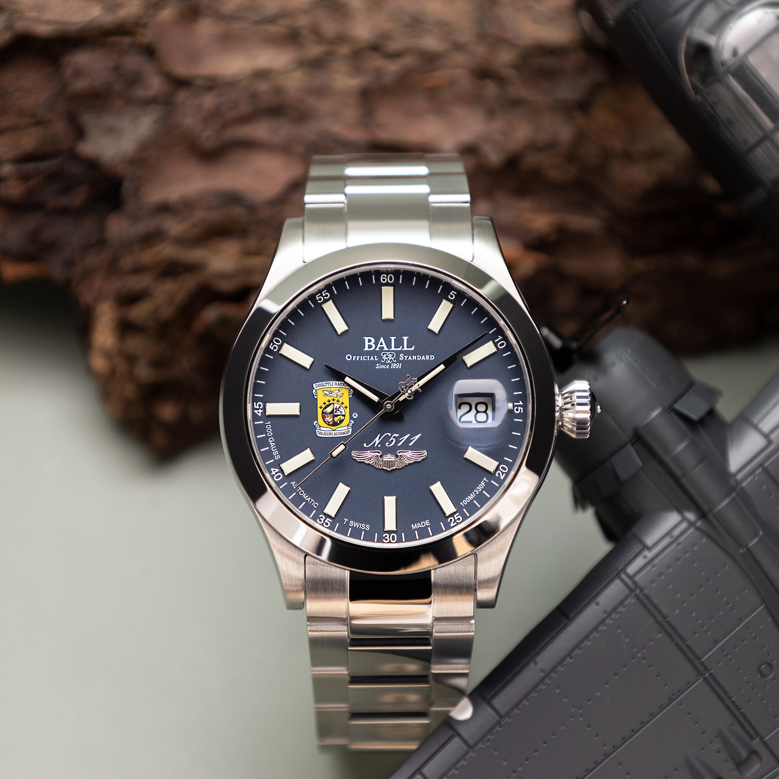 Replica BALL Engineer Master II Doolittle Raiders 40mm Mens Blue NM3000C-S1-BE 3 Replica BALL Engineer Master II Doolittle Raiders 40mm Mens Blue NM3000C-S1-BE
