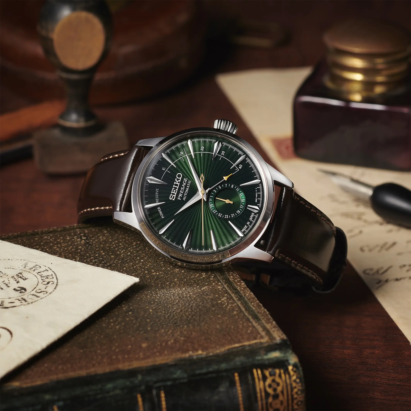 Replica Seiko Midnight Mockingbird' Presage Cocktail Time Power Indicator 40.5mm SSA459J1 3 Replica Seiko Midnight Mockingbird' Presage Cocktail Time Power Indicator 40.5mm SSA459J1