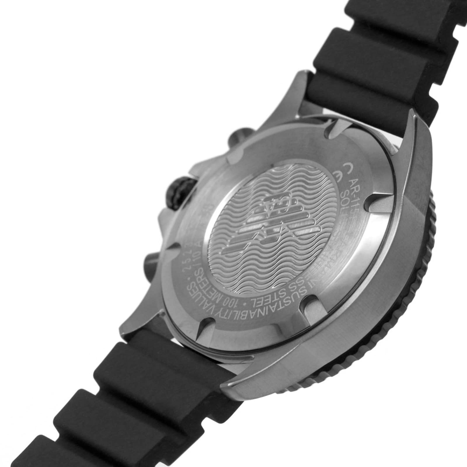 Replica Emporio Armani Diver Mens details 43mm Grey AR11515