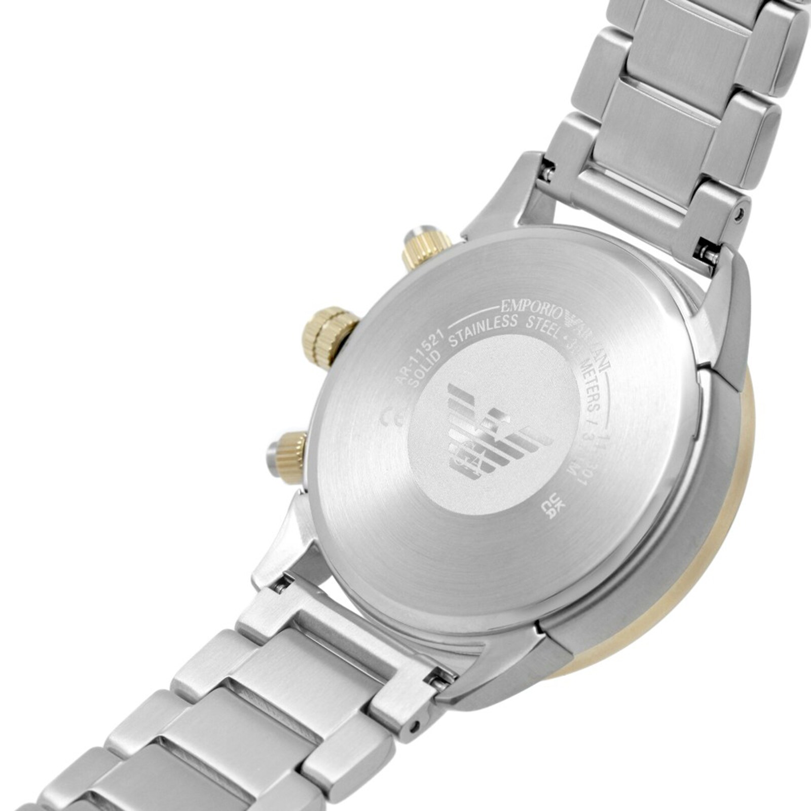 Replica Emporio Armani Mario Mens details 43mm Black AR11521