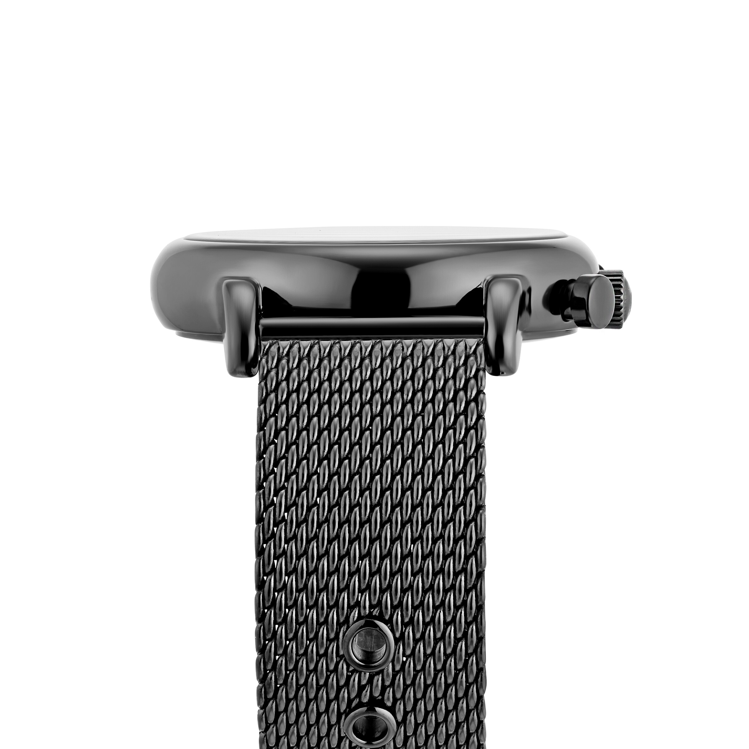 Replica Emporio Armani Grey Mesh Blue Dial Gents details AR1979 3 Replica Emporio Armani Grey Mesh Blue Dial Gents details AR1979