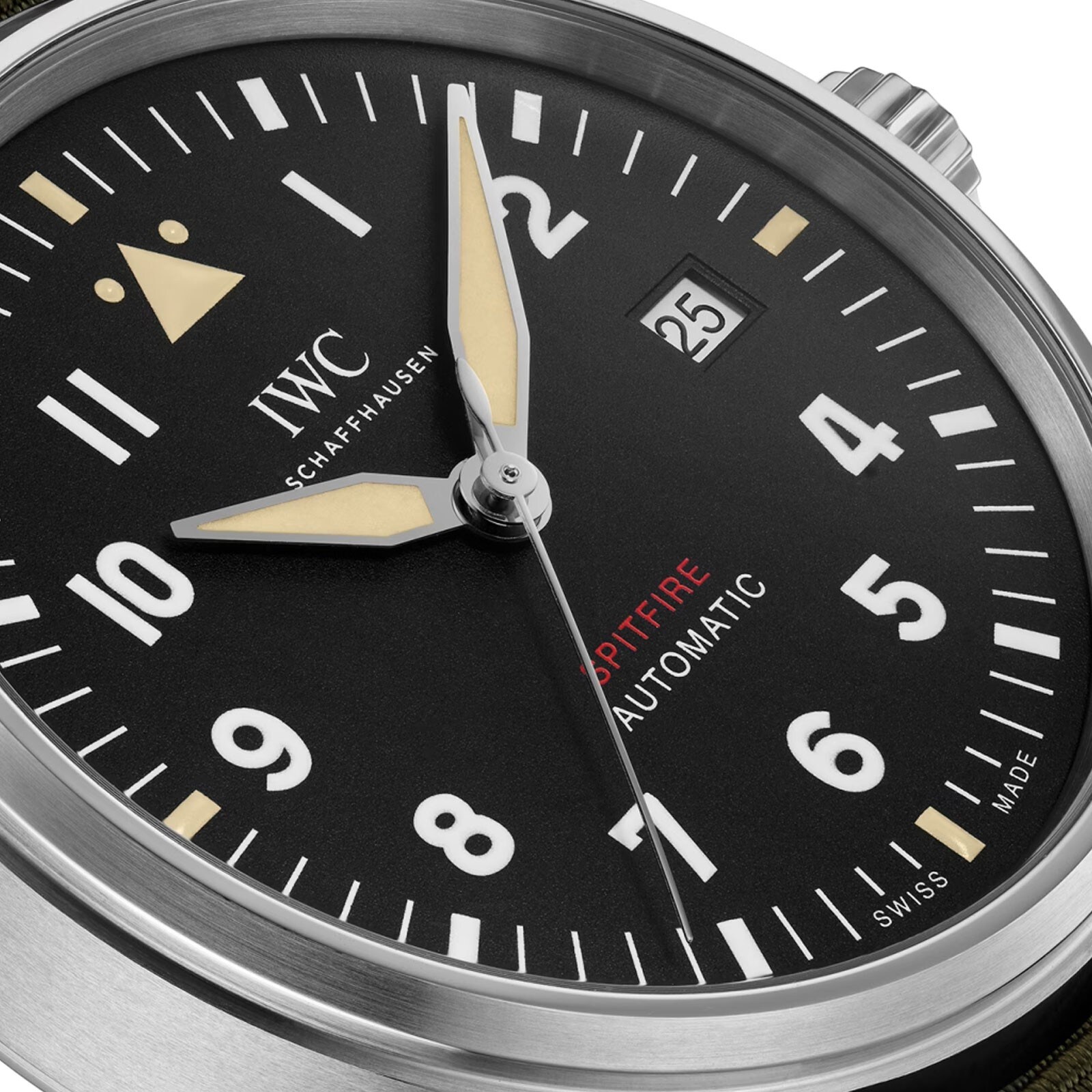 Replica IWC Pilot Automatic Spitfire 39mm Mens details Black IW326805 3 Replica IWC Pilot Automatic Spitfire 39mm Mens details Black IW326805