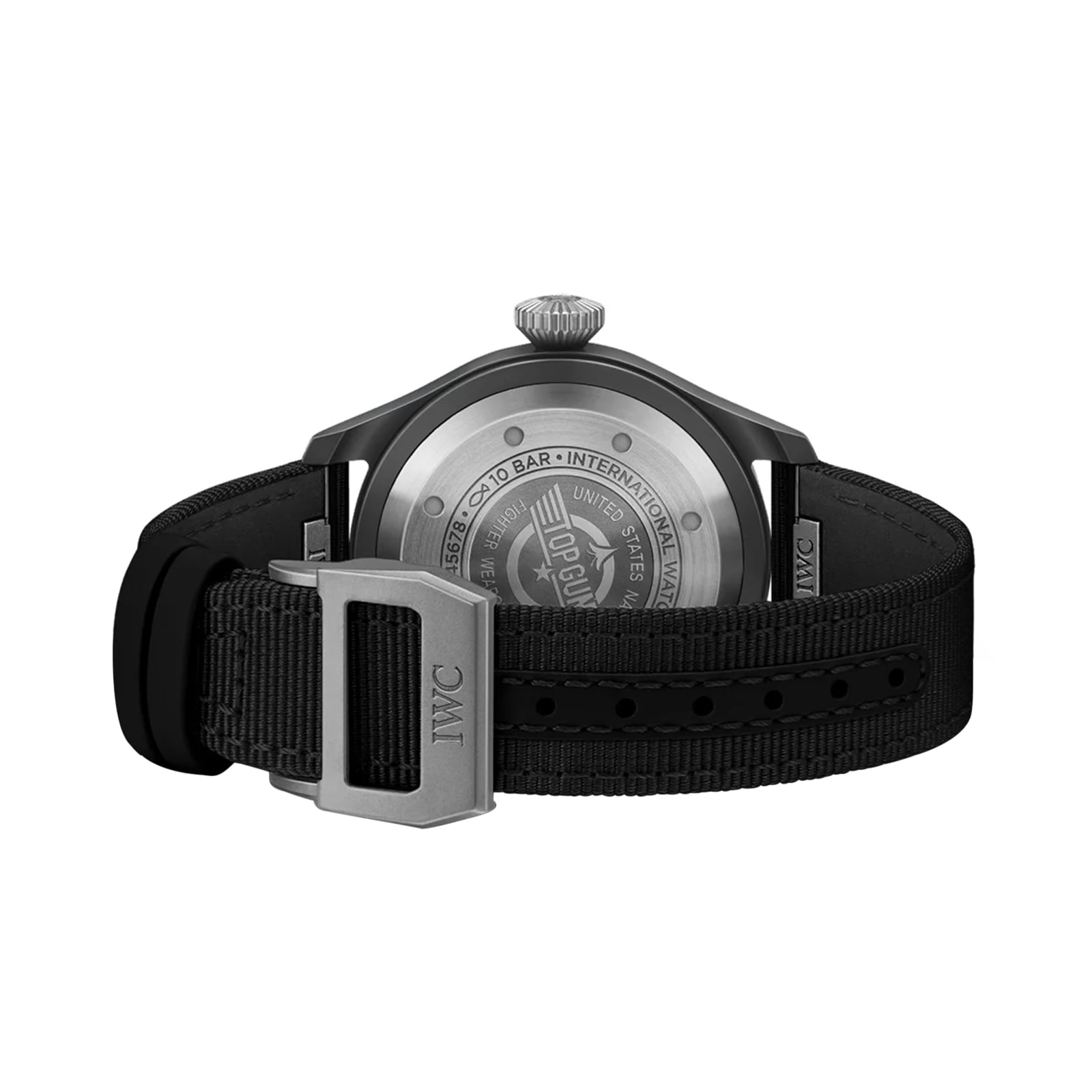 Replica IWC Big Pilot Top Gun 43mm Mens details Black IW329801
