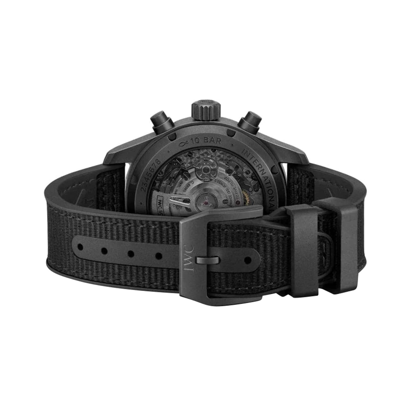Replica IWC Pilot's Chronograph Top Gun Ceratanium 41mm Mens details Black IW388106 3 Replica IWC Pilot's Chronograph Top Gun Ceratanium 41mm Mens details Black IW388106