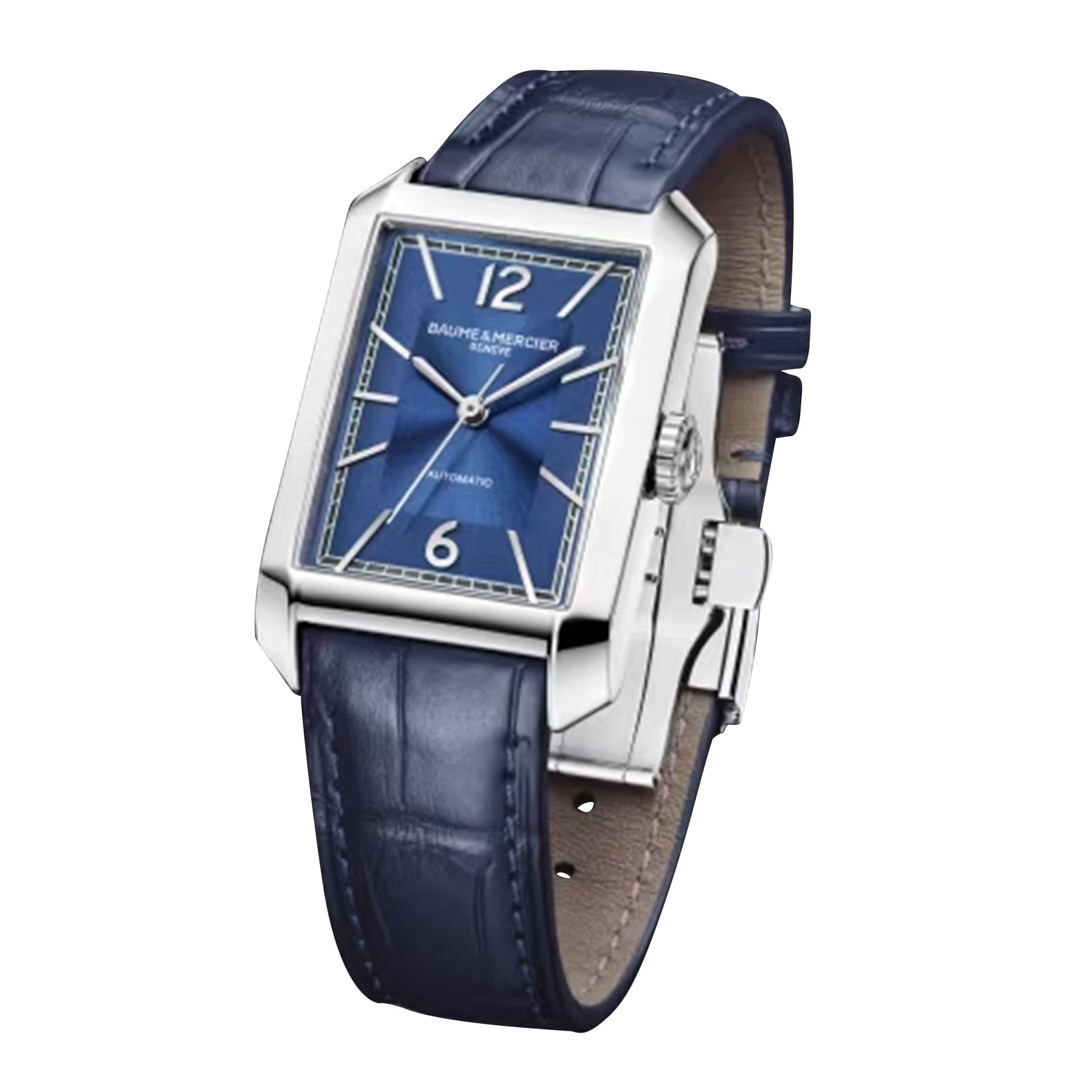Replica Baume & Mercier Hampton Automatic 43mm X 27mm details Blue BM0A10732