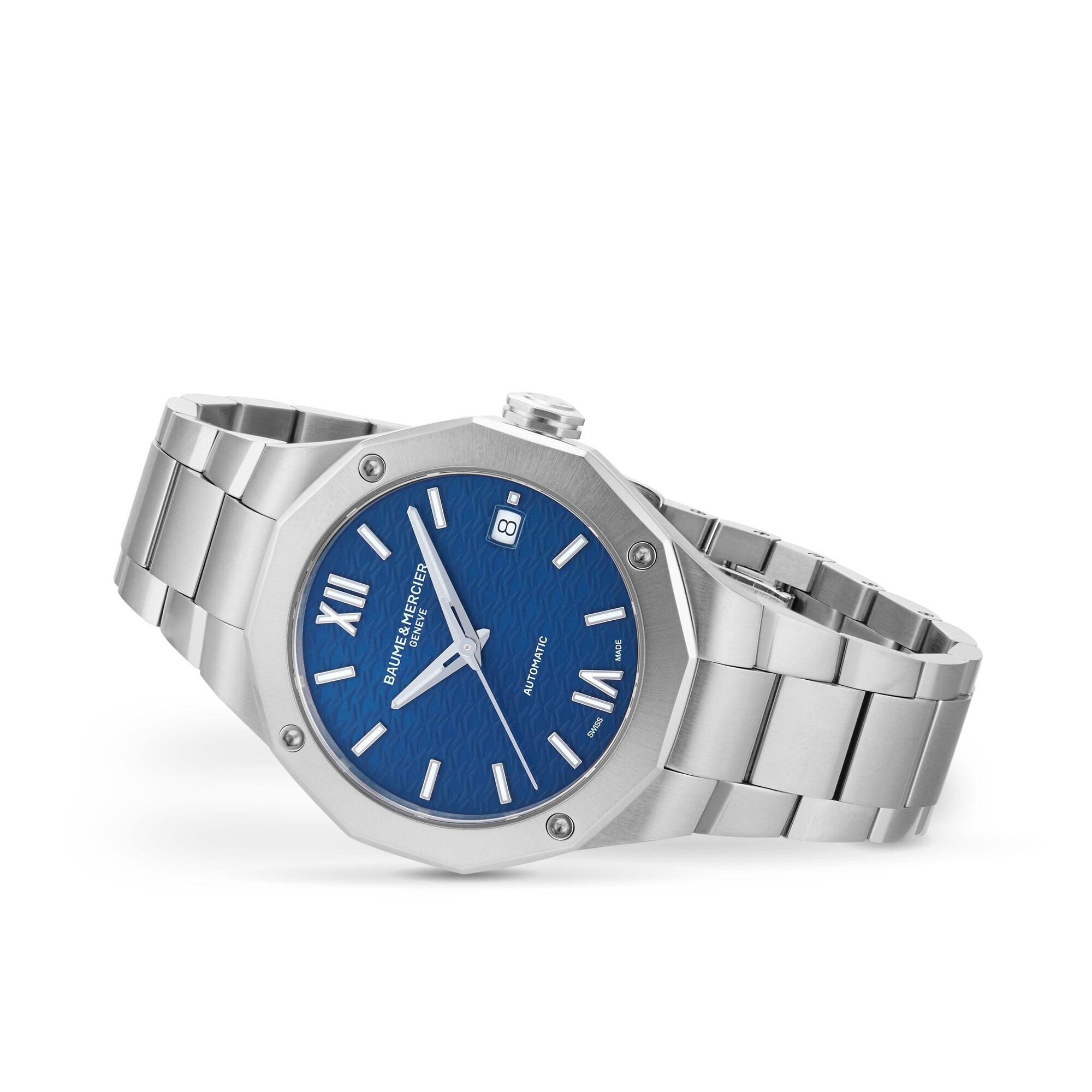 Replica Baume & Mercier Riviera 36mm Unisex details Blue M0A10679