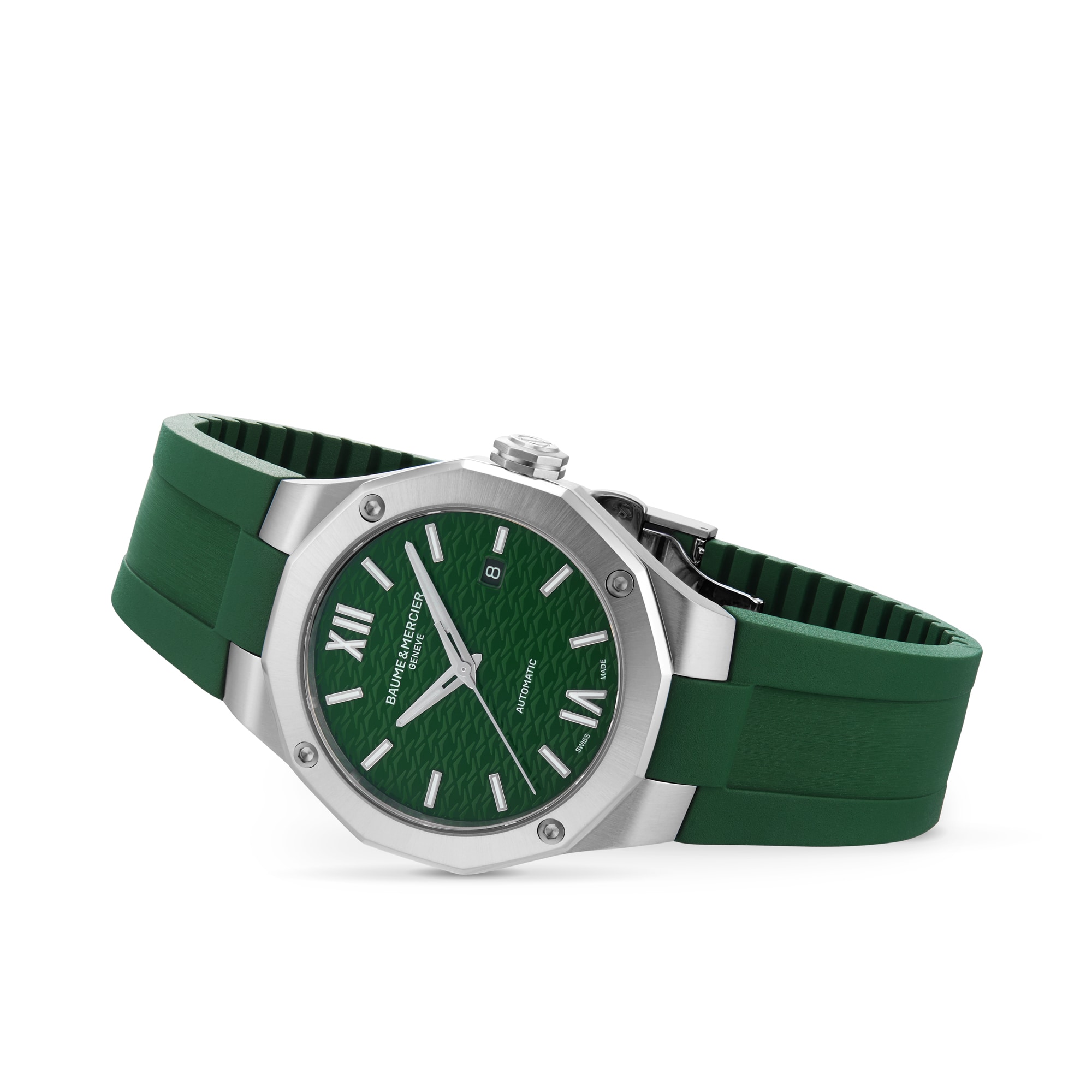 Replica Baume & Mercier Riviera 42mm Mens details Green M0A10618 3 Replica Baume & Mercier Riviera 42mm Mens details Green M0A10618