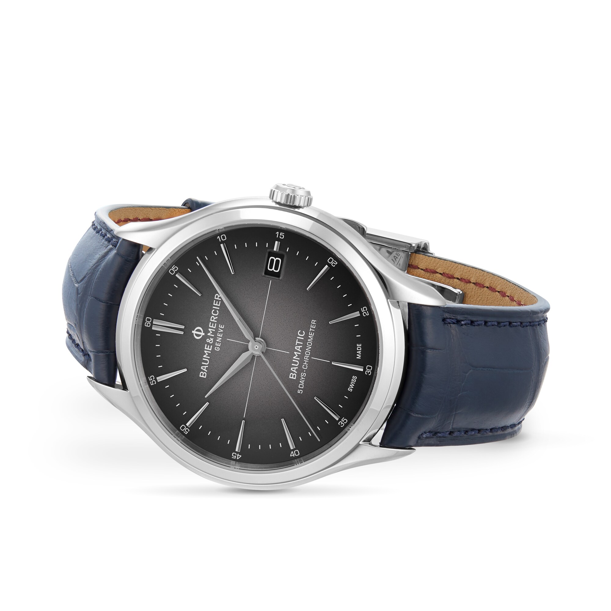 Replica Baume & Mercier Clifton COSC Certified 40mm Mens details Leather M0A10550 3 Replica Baume & Mercier Clifton COSC Certified 40mm Mens details Leather M0A10550