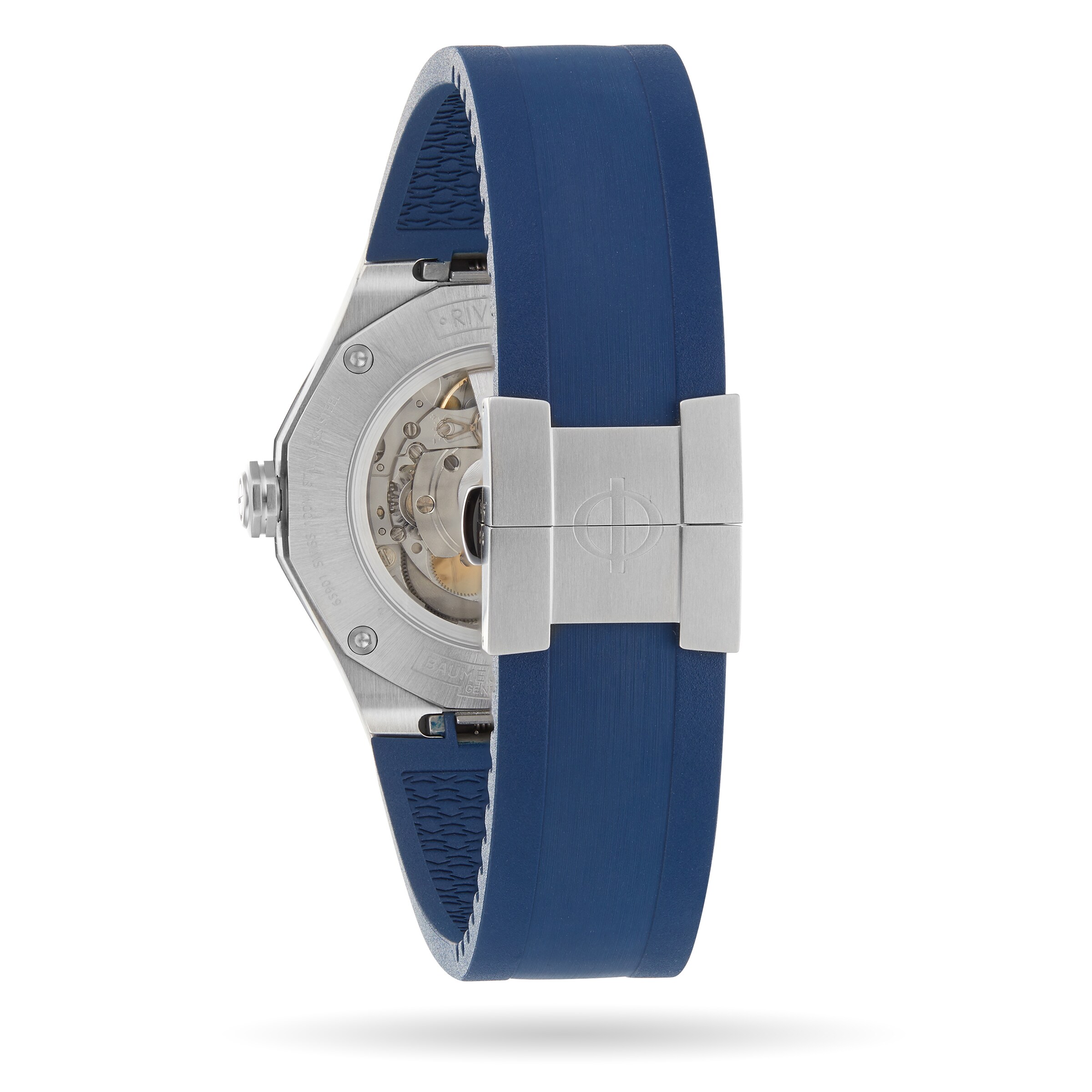Replica Baume & Mercier Riviera 42mm Mens details Blue BM0A10619