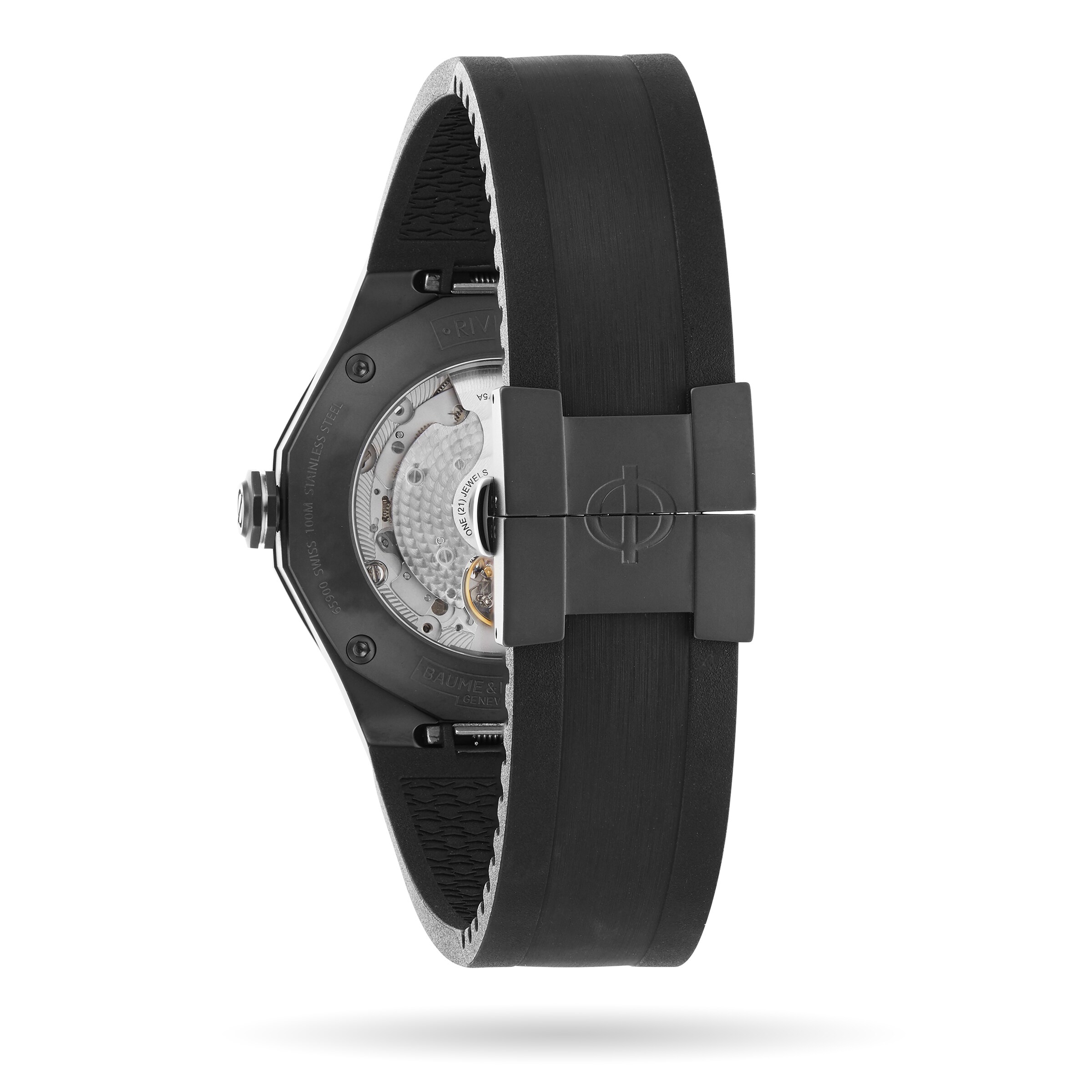 Replica Baume & Mercier Riviera 42mm Mens details Black BM0A10617