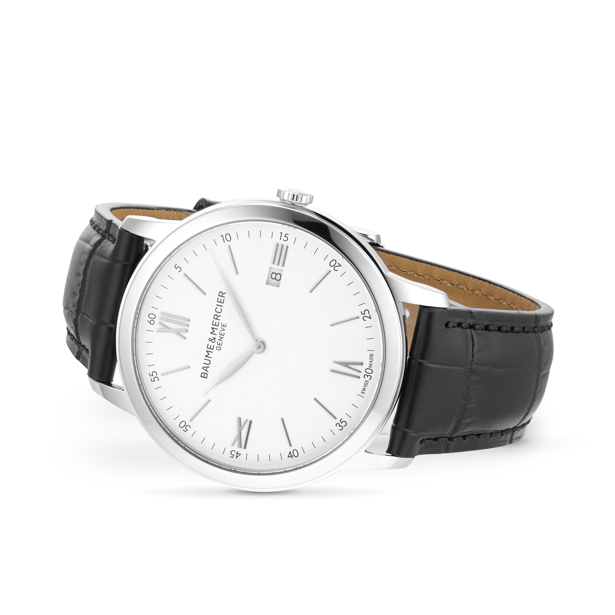 Replica Baume & Mercier Classima 42mm Mens details White M0A10414