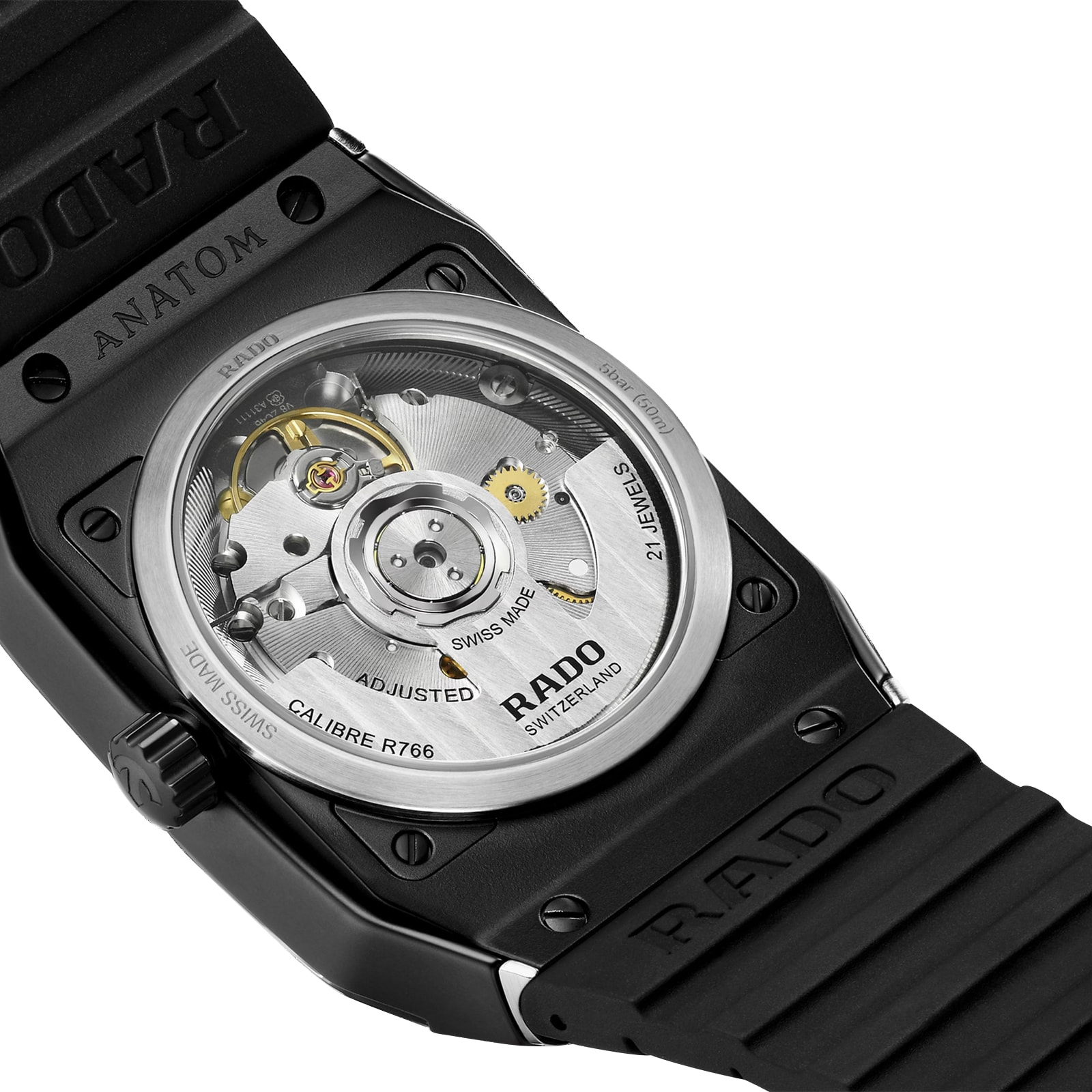 Replica Rado Anatom Automatic 32.5mm Unisex details Green R10202319 3 Replica Rado Anatom Automatic 32.5mm Unisex details Green R10202319