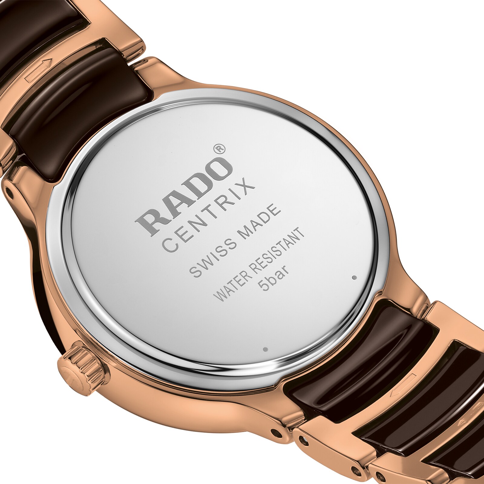 Replica Rado Centrix Diamonds 30.5mm Ladies details Brown R30024712 3 Replica Rado Centrix Diamonds 30.5mm Ladies details Brown R30024712