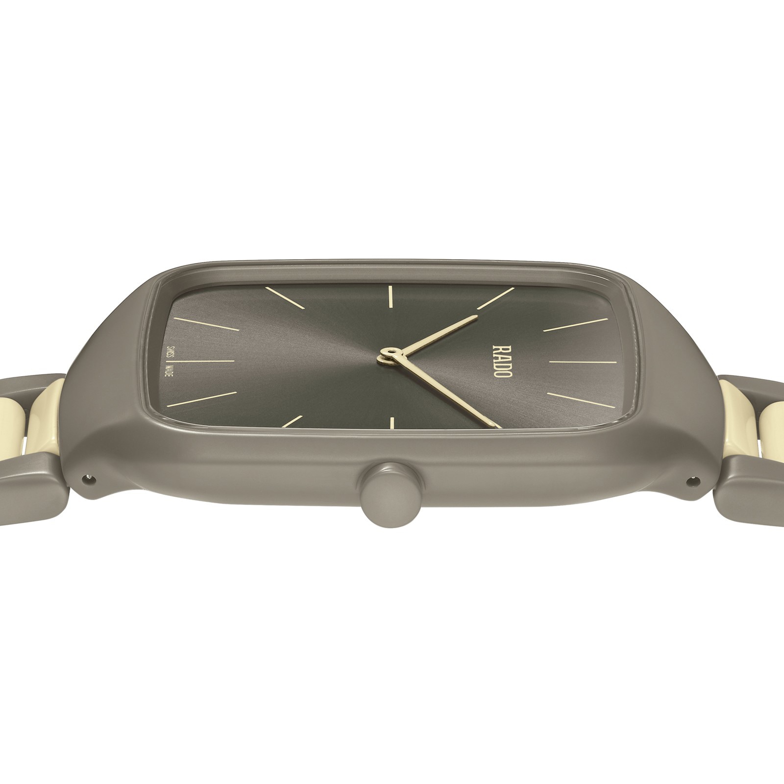 Replica Rado True Square Thinline X Les Couleurs Le Corbusier 37mm Limited Edition Unisex details Grey And Cream R27046172