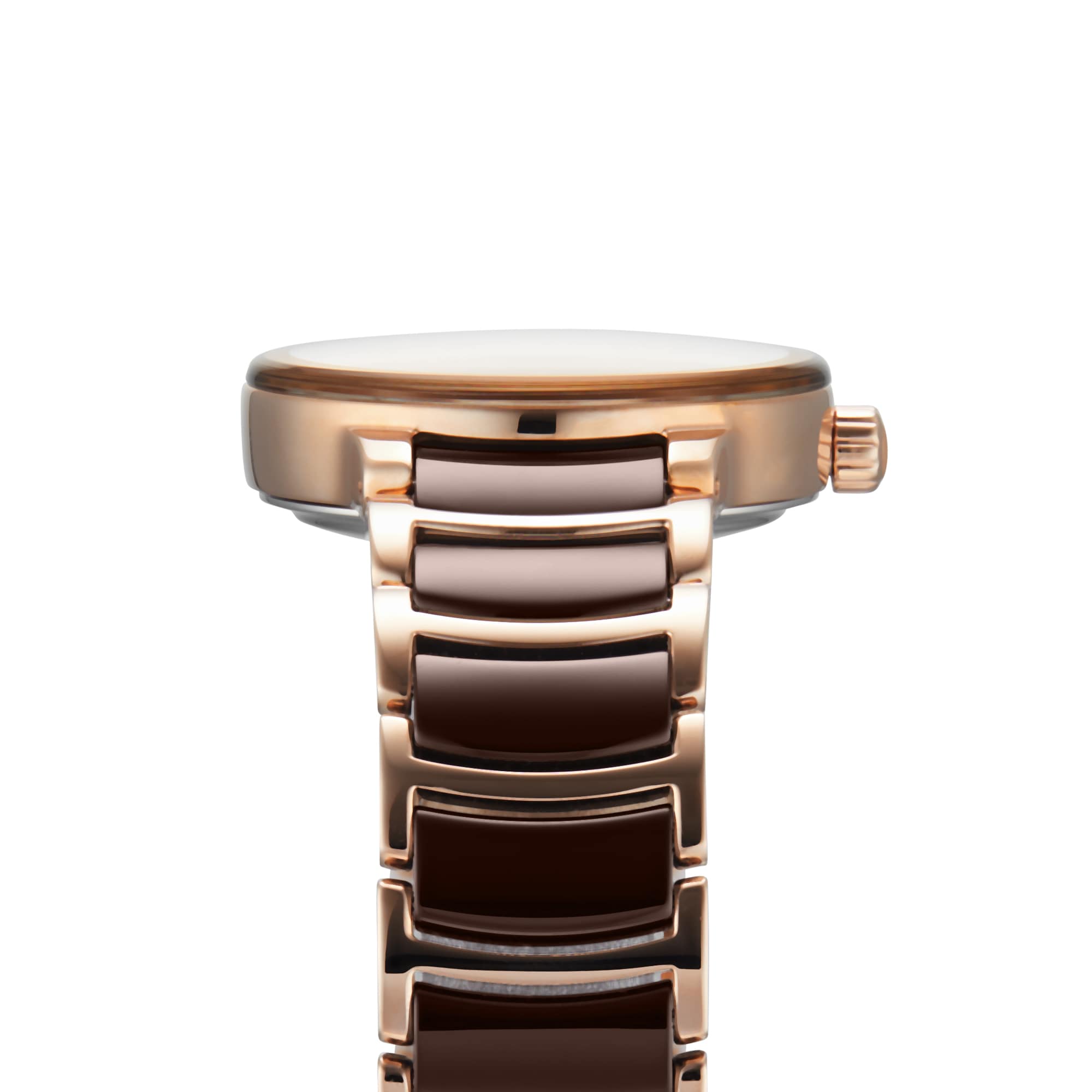 Replica Rado Centrix Automatic 30.5mm Ladies details Brown R30019302