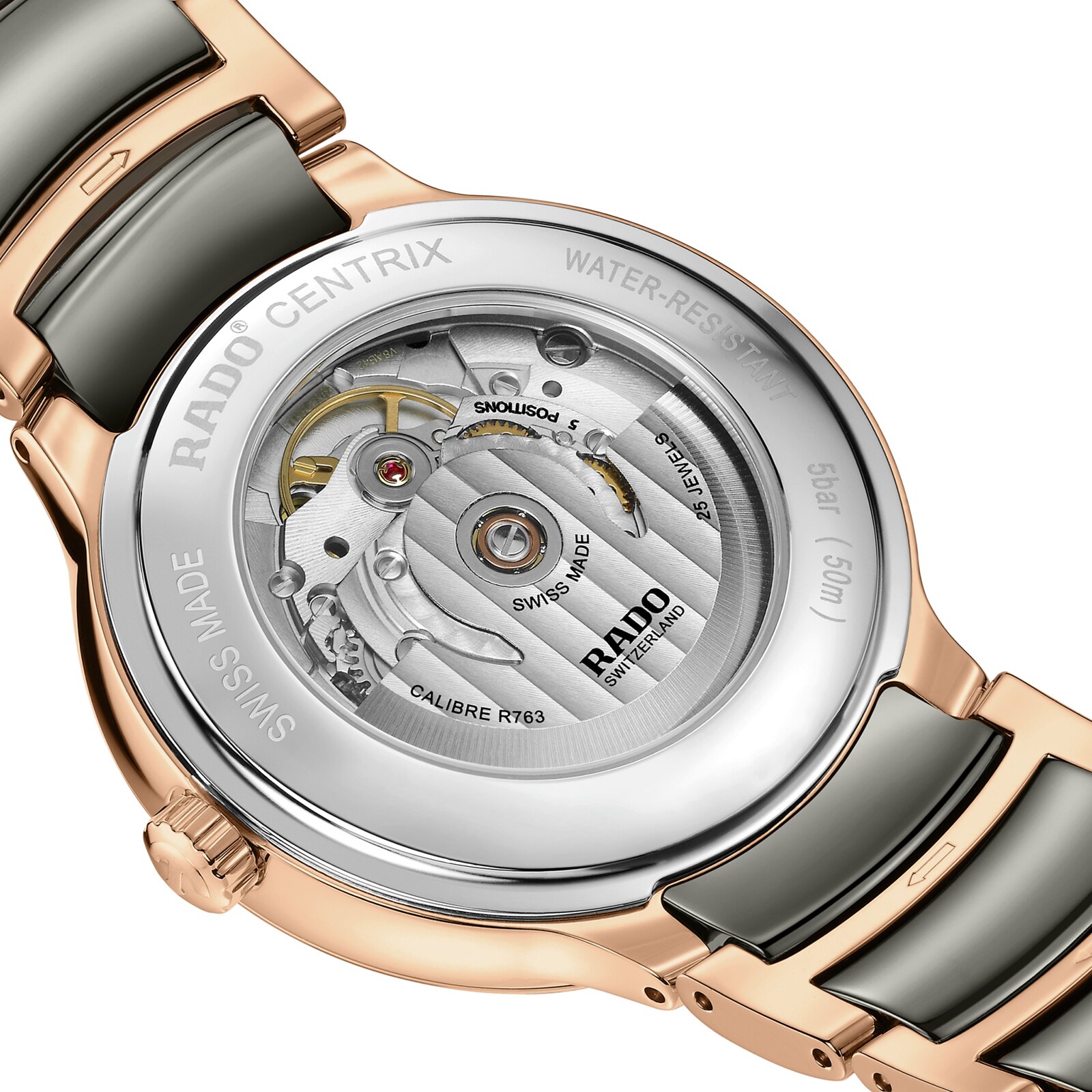 Replica Rado Centrix 39.5mm Mens details Silver R30017722