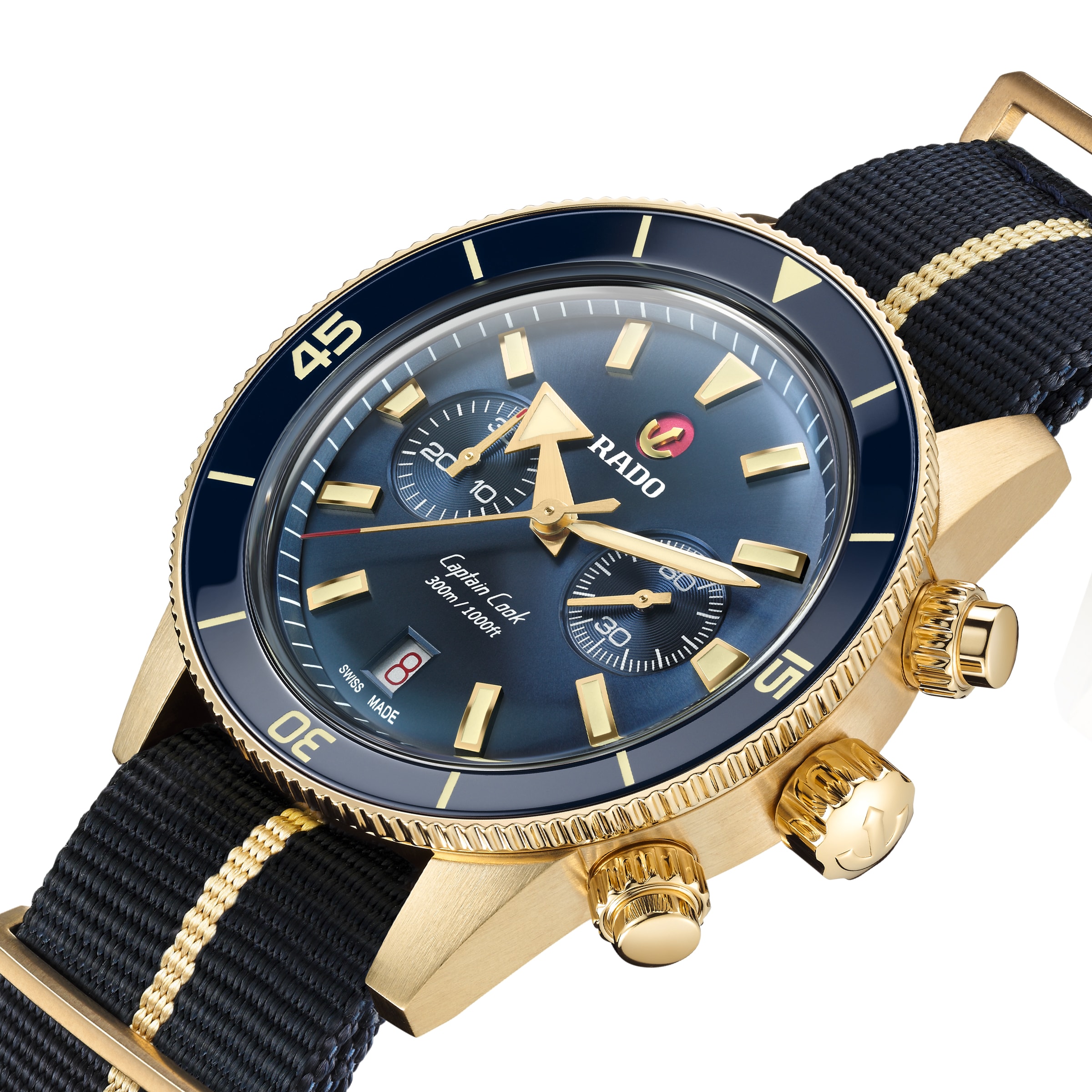 Replica Rado Captain Cook Chronograph 43mm R32146208