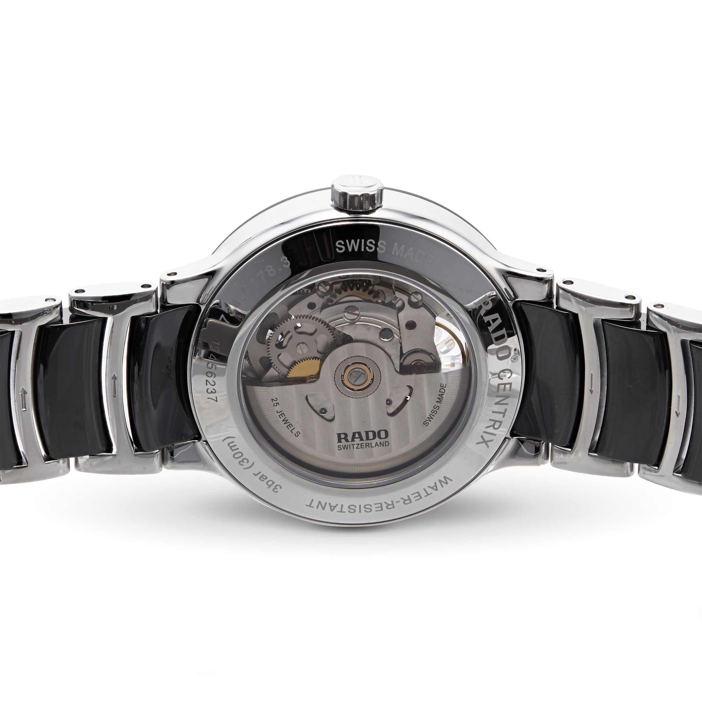 Replica Rado Centrix Skeleton 38mm Mens details R30178152