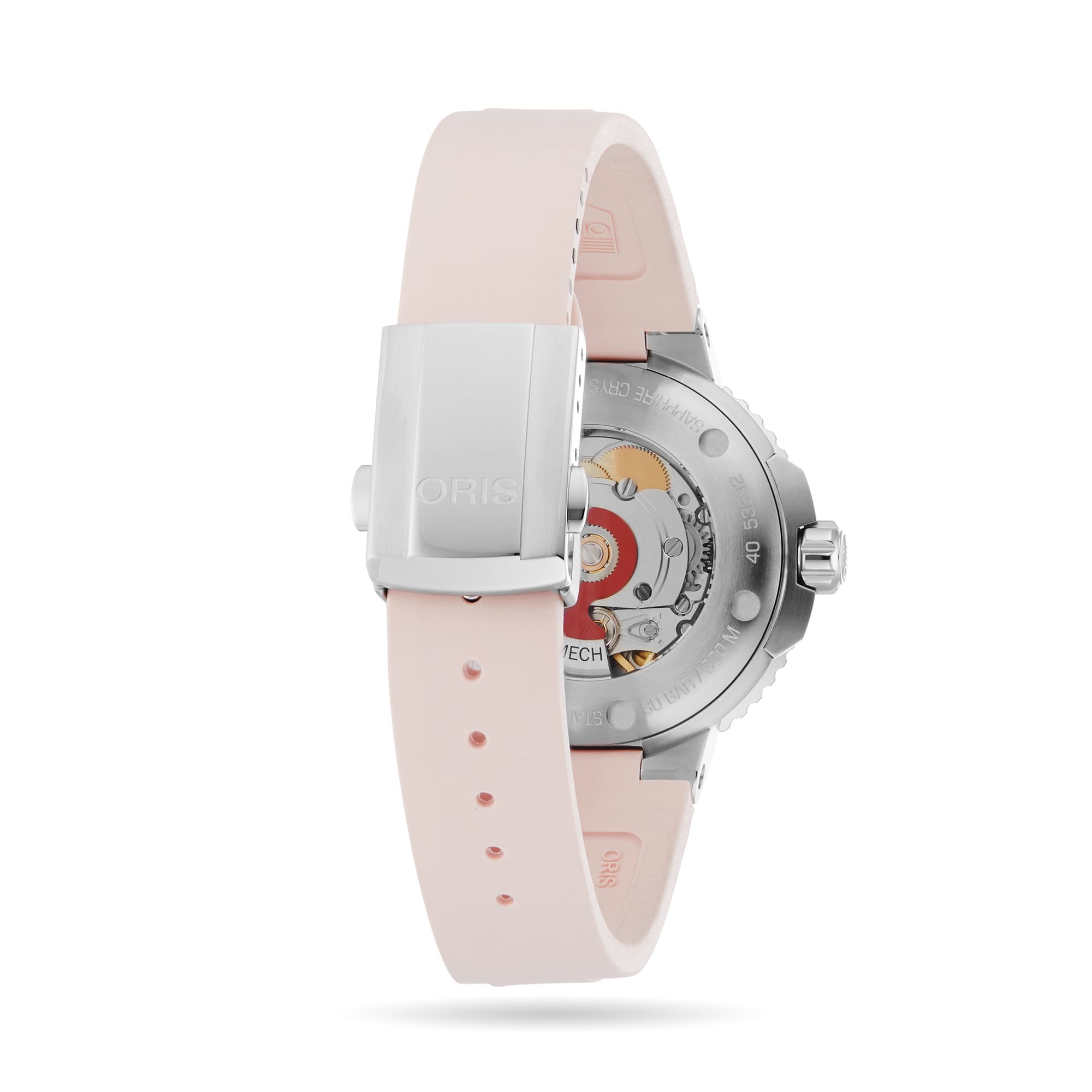 Replica Oris Aquis Date 36.5mm Unisex details Pink 01 733 7770 4158-07 4 18 66FC